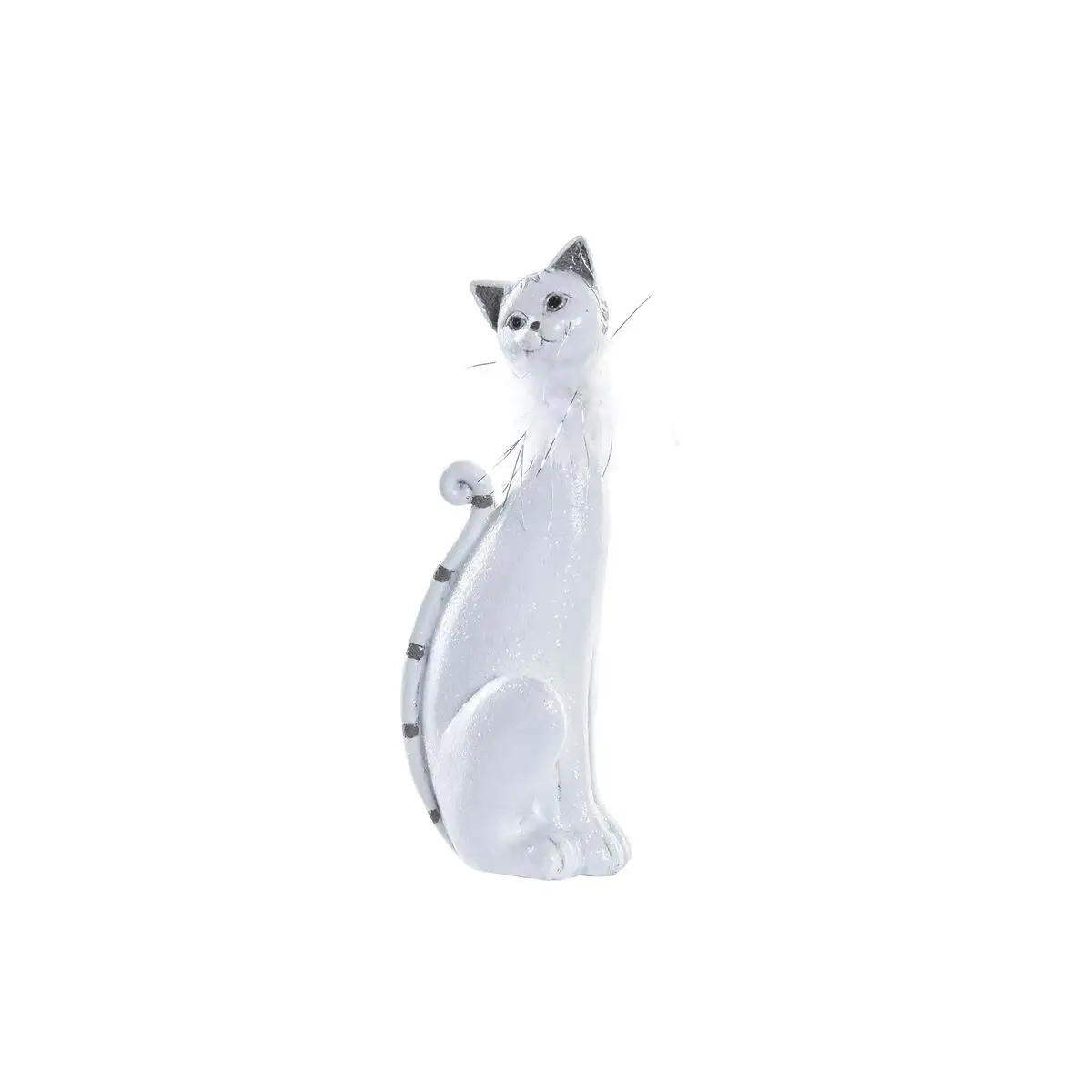 Figurine decorative dkd home decor blanc chat romantique 30 x 40 cm 9 x 9 x 24 cm_7812. DIAYTAR SENEGAL - L'Art de Magasiner sans Limites. Naviguez à travers notre collection diversifiée pour trouver des produits qui élargiront vos horizons shopping.