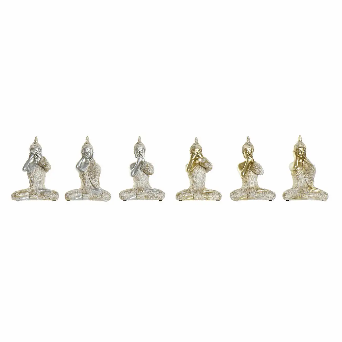 Figurine decorative dkd home decor blanc dore argente buda oriental 13 x 8 x 18 cm 6 pieces _7062. DIAYTAR SENEGAL - Votre Plaisir Shopping à Portée de Clic. Explorez notre boutique en ligne et trouvez des produits qui ajoutent une touche de bonheur à votre vie quotidienne.