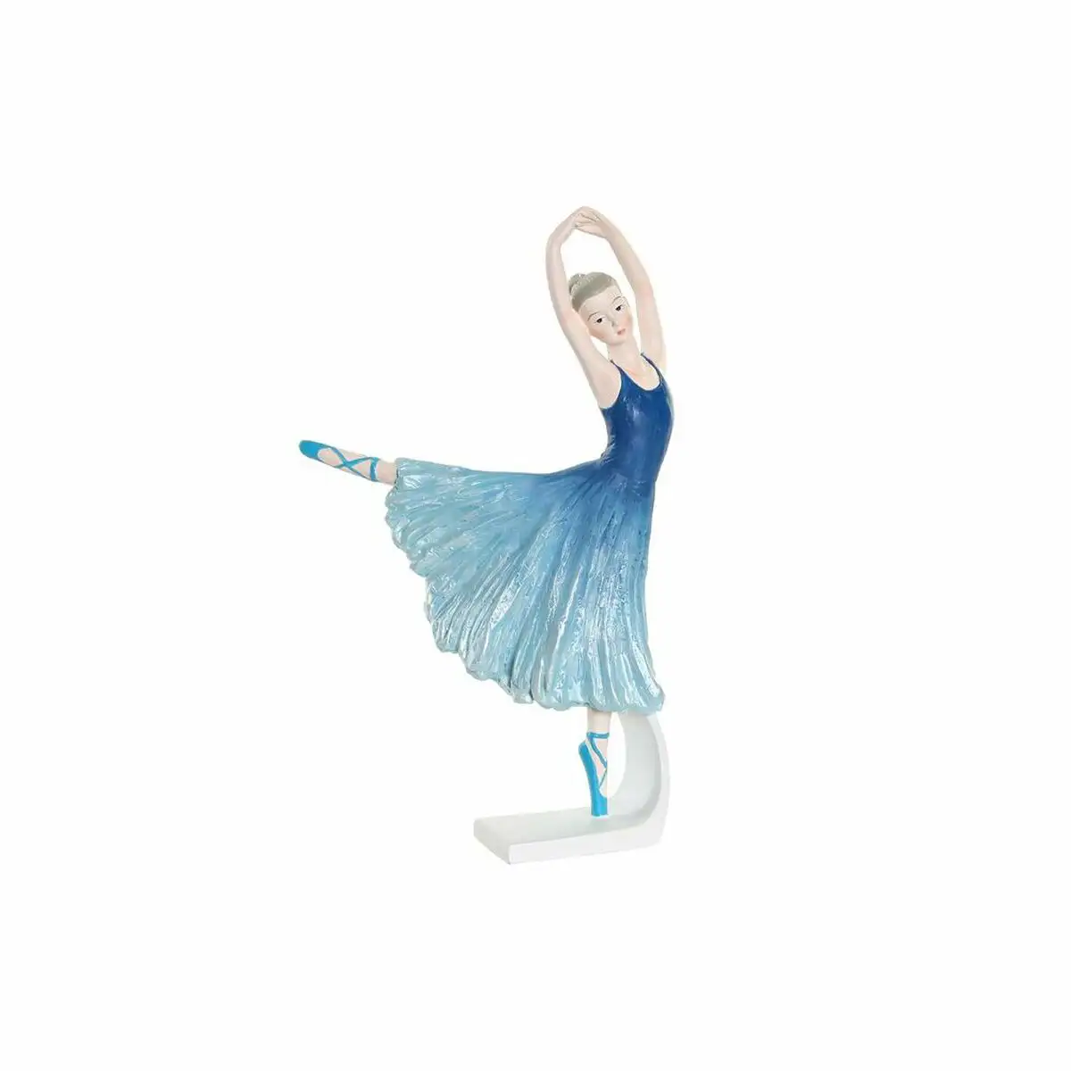 Figurine decorative dkd home decor bleu romantique danseuse classique 13 x 6 x 23 cm_7084. DIAYTAR SENEGAL - Où Choisir est une Célébration de l'Artisanat. Explorez notre boutique en ligne et choisissez des articles qui incarnent l'art et le savoir-faire du Sénégal.