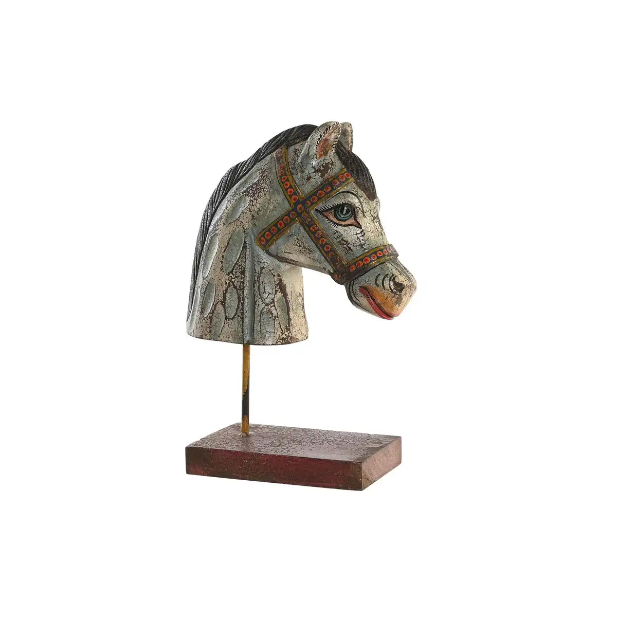 Figurine decorative dkd home decor cheval fer bois de manguier 24 x 12 x 35 cm _9431. Bienvenue chez DIAYTAR SENEGAL - Votre Plateforme Shopping pour Tous. Découvrez un large éventail de produits qui célèbrent la diversité et la beauté du Sénégal.