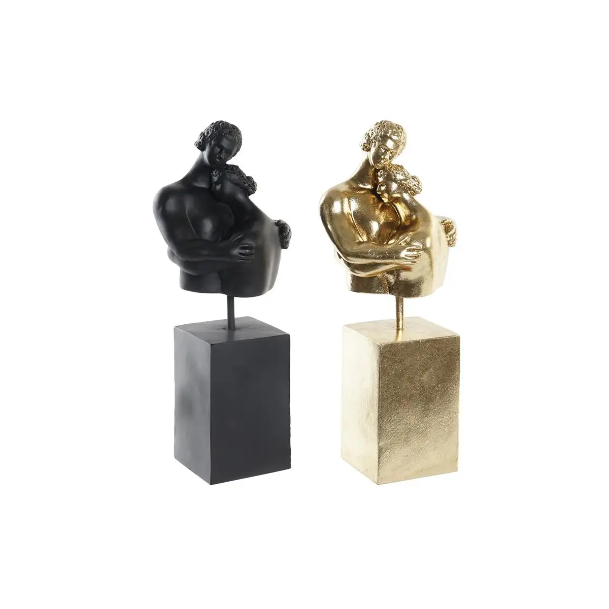 Figurine decorative dkd home decor couple noir dore 15 5 x 13 5 x 37 5 cm 2 unites _2849. DIAYTAR SENEGAL - Là où Chaque Achat a du Sens. Explorez notre gamme et choisissez des produits qui racontent une histoire, du traditionnel au contemporain.