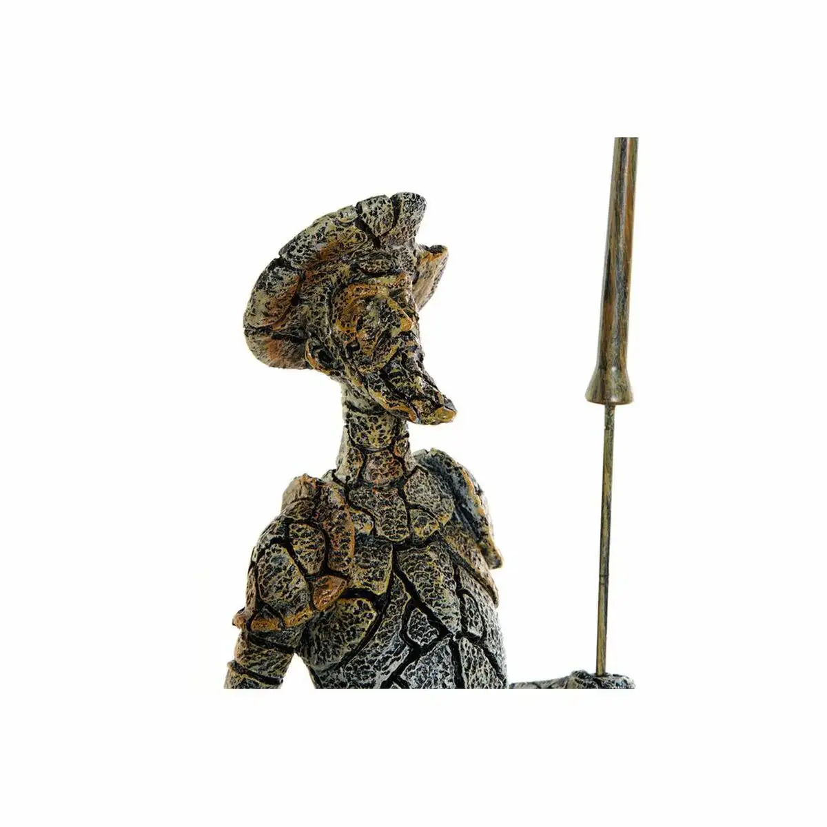 Figurine decorative dkd home decor don quijote 12 x 11 x 51 cm beige marron resine_4828. DIAYTAR SENEGAL - L'Art de Vivre l'Excellence au Quotidien. Explorez notre gamme et choisissez des produits qui ajoutent une note de prestige à votre vie.