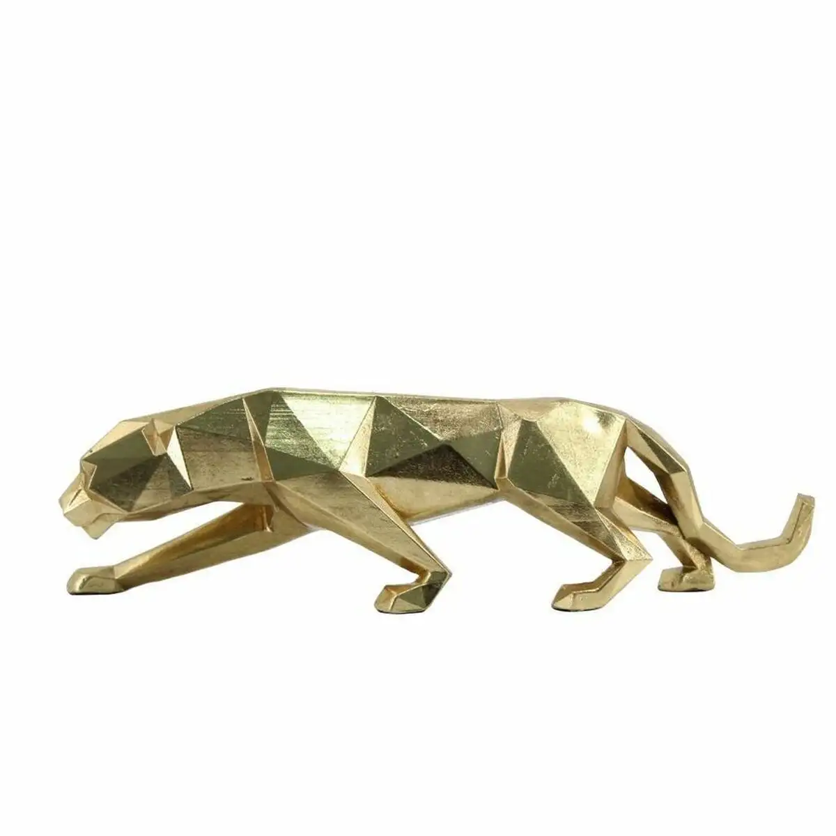 Figurine decorative dkd home decor dore leopard 35 5 x 8 x 10 cm_7911. DIAYTAR SENEGAL - Où la Tradition s'Harmonise avec le Moderne. Parcourez notre gamme diversifiée et choisissez des produits qui révèlent l'âme du Sénégal.