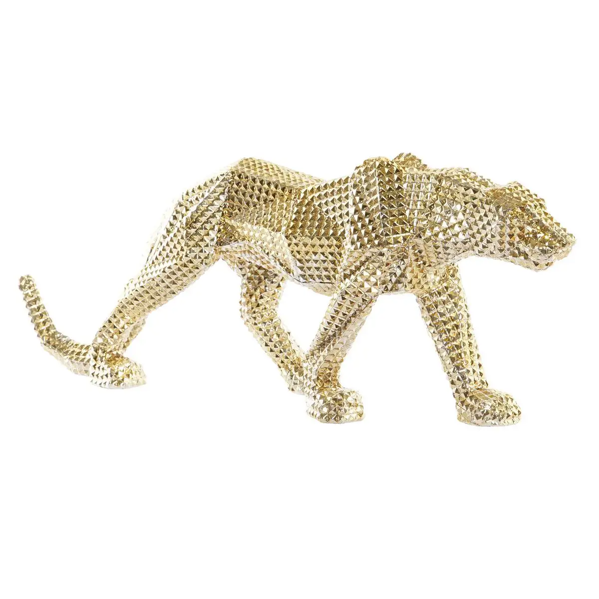Figurine decorative dkd home decor dore leopard resine 67 x 15 5 x 25 cm _1208. DIAYTAR SENEGAL - Où le Shopping Devient une Aventure Culturelle. Plongez dans notre univers de produits qui célèbrent l'héritage et l'artisanat du Sénégal.
