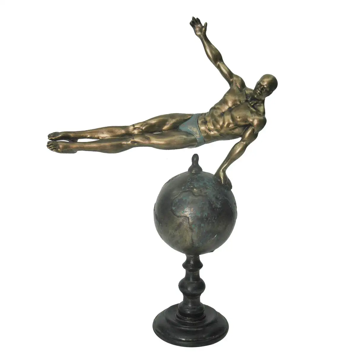 Figurine decorative dkd home decor dore resine gymnaste moderne 27 x 11 x 39 cm _3075. DIAYTAR SENEGAL - Là où Chaque Produit est une Trouvaille Unique. Découvrez notre boutique en ligne et trouvez des articles qui vous distinguent par leur originalité.