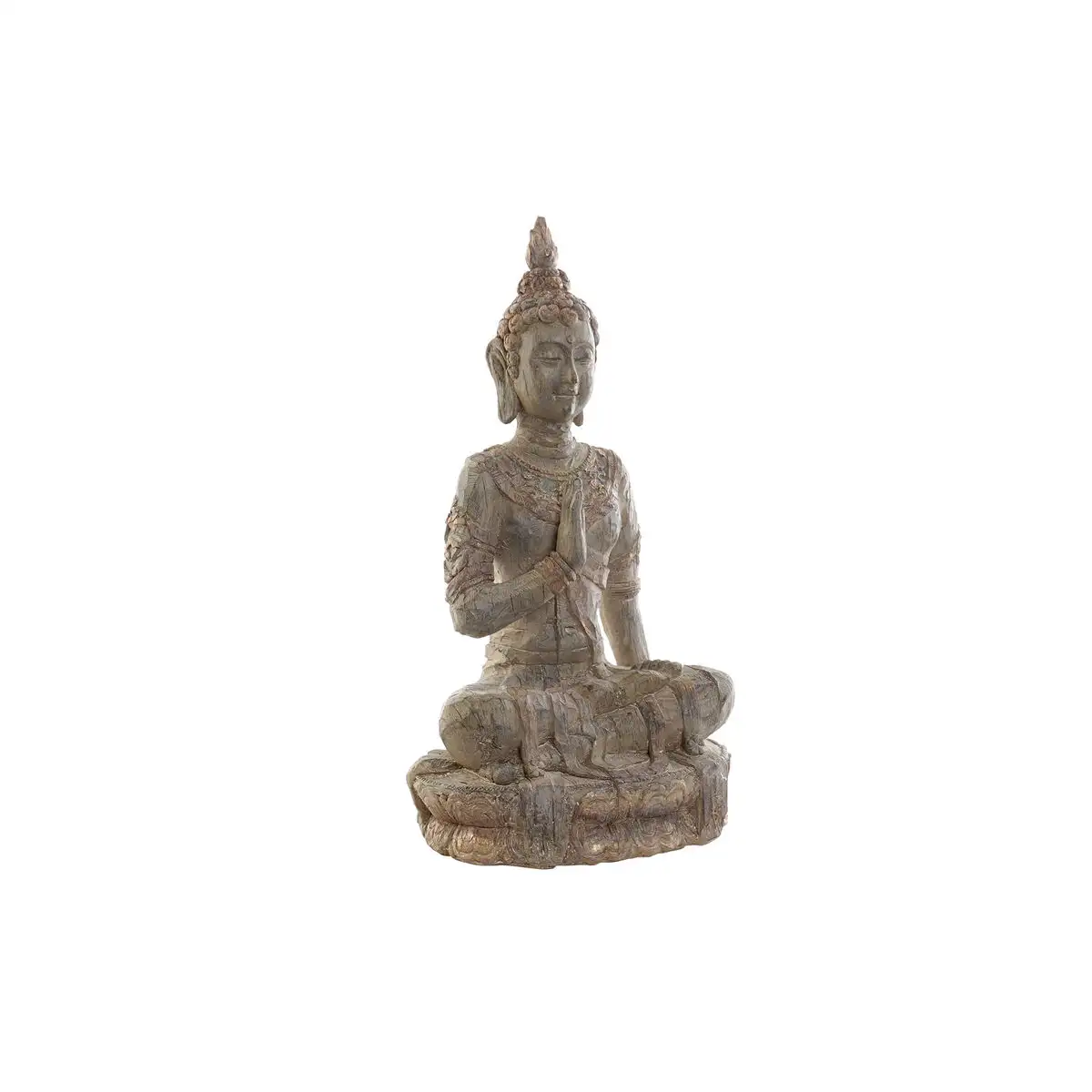 Figurine decorative dkd home decor gris buda resine 27 5 x 20 x 51 5 cm _6897. DIAYTAR SENEGAL - Où la Tradition Renouvelée Rencontre l'Innovation. Explorez notre gamme de produits qui fusionnent l'héritage culturel avec les besoins contemporains.