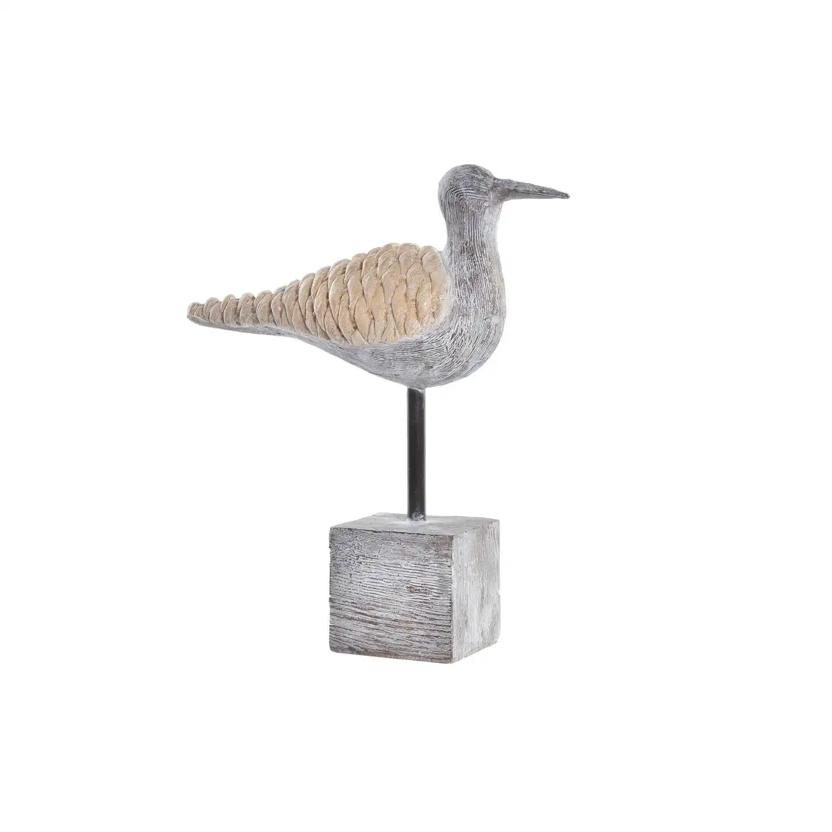 Figurine decorative dkd home decor gris naturel oiseau mediterraneen 23 x 9 x 26 7 cm_6964. DIAYTAR SENEGAL - Votre Plateforme Shopping, Votre Choix Éclairé. Explorez nos offres et choisissez des articles de qualité qui reflètent votre style et vos valeurs.