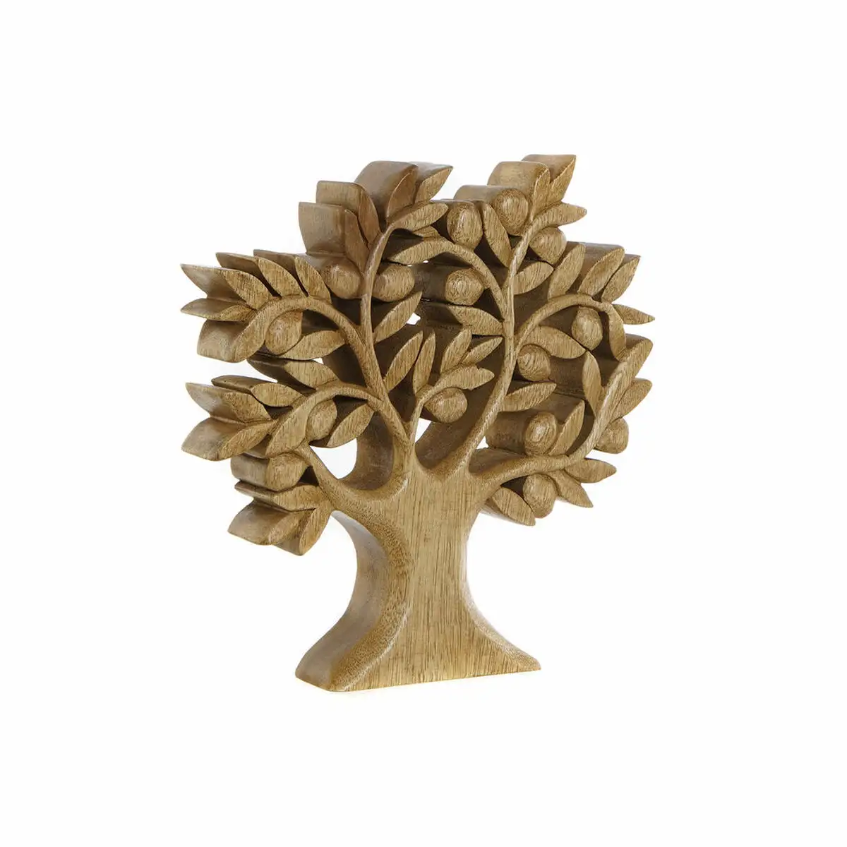 Figurine decorative dkd home decor marron acacia arbre naturel 30 x 5 x 30 cm_7950. DIAYTAR SENEGAL - Votre Boutique en Ligne, Votre Histoire. Explorez notre sélection et découvrez des produits qui reflètent votre parcours et vos aspirations, un achat à la fois.