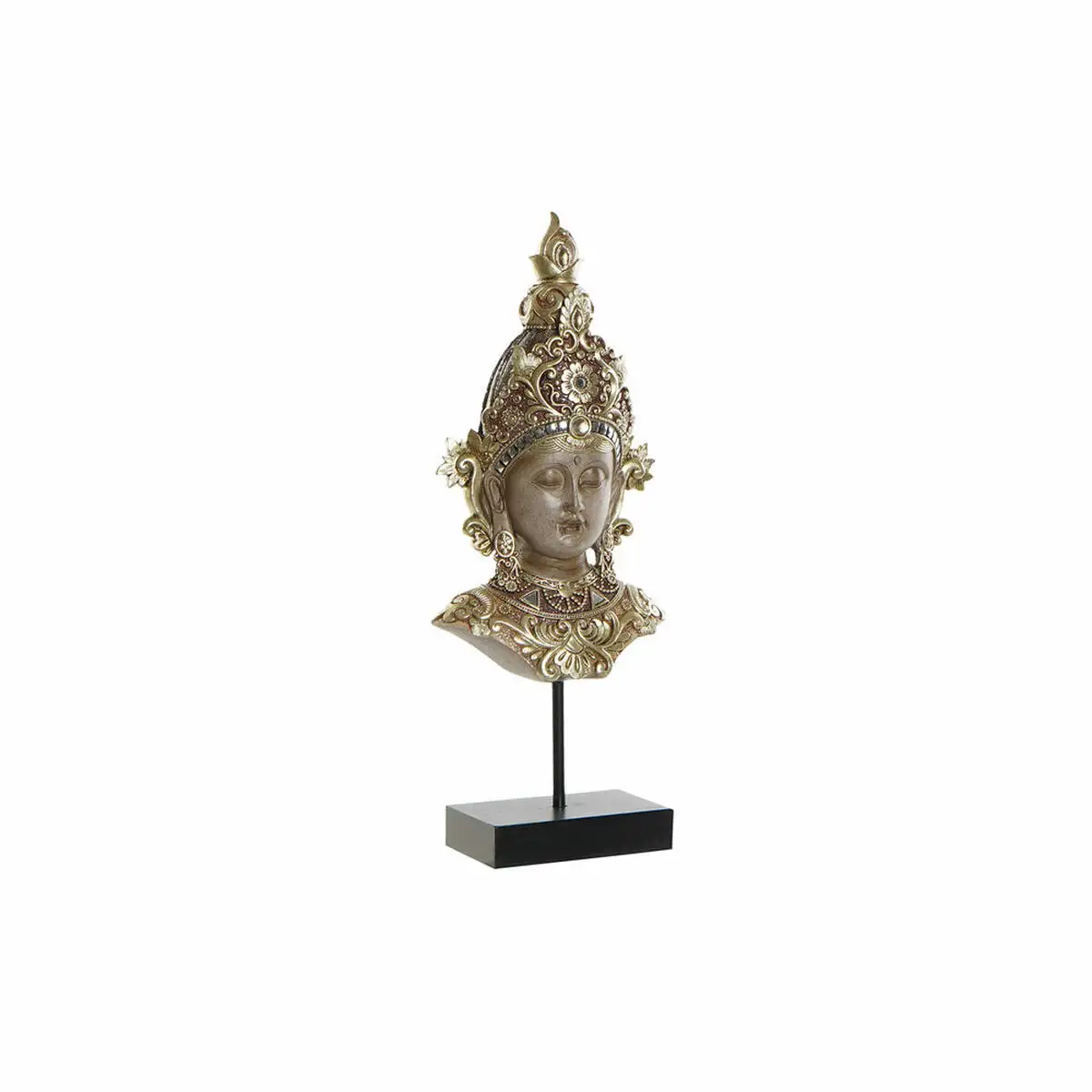 Figurine decorative dkd home decor marron dore buda oriental 15 x 7 x 38 cm_6448. DIAYTAR SENEGAL - Votre Passage vers l'Élégance Abordable. Explorez notre collection où chaque produit est choisi pour sa qualité et son accessibilité, incarnant ainsi l'essence du Sénégal.