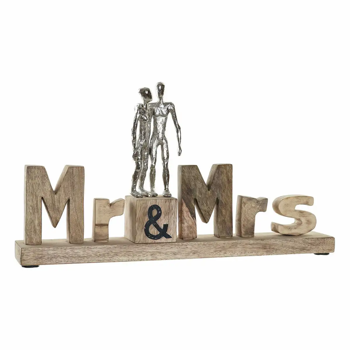 Figurine decorative dkd home decor mr mrs argente aluminium 51 x 7 5 x 28 cm _3044. DIAYTAR SENEGAL - Votre Passage vers l'Exceptionnel. Explorez notre boutique en ligne, où chaque produit est choisi avec soin pour offrir une expérience de shopping inoubliable.