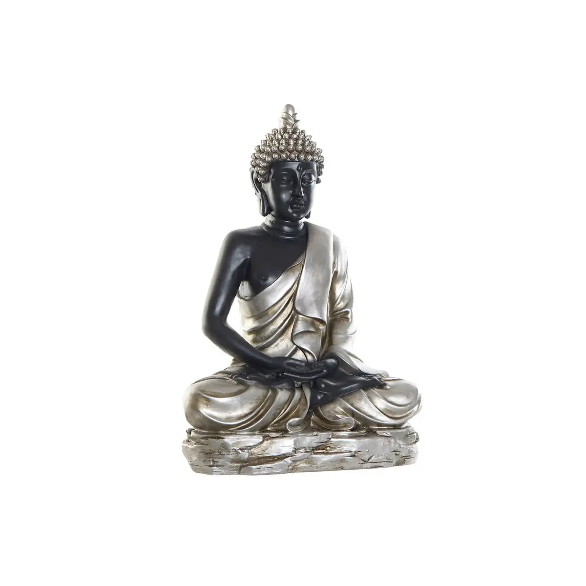 Figurine decorative dkd home decor noir argente buda oriental 50 x 30 x 74 cm_6970. DIAYTAR SENEGAL - Votre Source de Trouvailles uniques. Naviguez à travers notre catalogue et trouvez des articles qui vous distinguent et reflètent votre unicité.