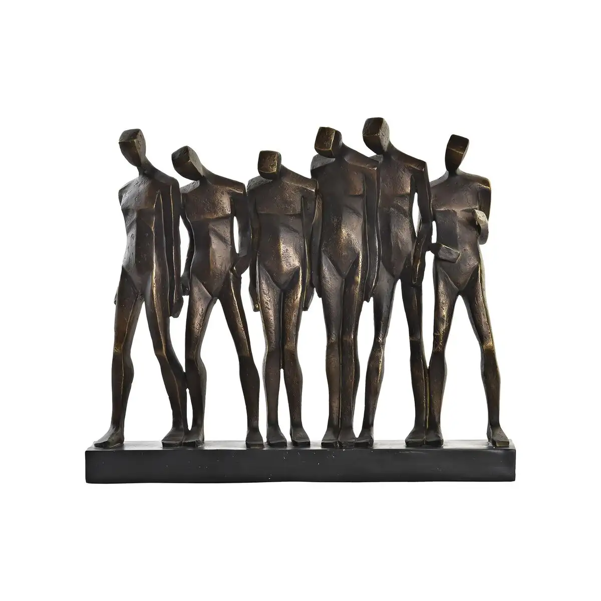 Figurine decorative dkd home decor noir cuivre resine personnes moderne 40 x 10 5 x 34 5 cm _2285. DIAYTAR SENEGAL - Votre Passage vers l'Exceptionnel. Naviguez à travers notre sélection minutieuse et découvrez des articles qui apportent une touche spéciale à chaque instant de votre vie.