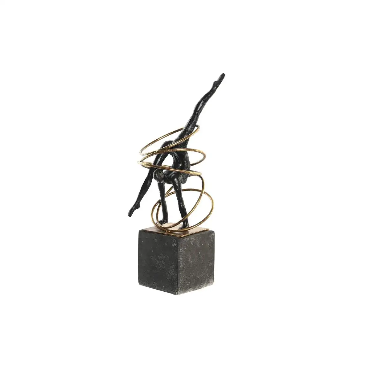 Figurine decorative dkd home decor noir dore metal resine moderne 17 x 14 x 42 5 cm _8482. DIAYTAR SENEGAL - L'Équilibre Parfait entre Tradition et Modernité. Explorez notre collection pour trouver des produits qui incarnent la culture et la contemporanéité du Sénégal.