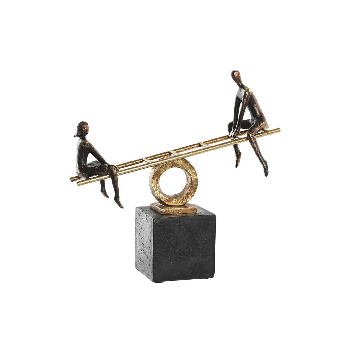 Figurine decorative dkd home decor noir dore metal resine personnes moderne 27 x 9 x 27 5 cm _8854. DIAYTAR SENEGAL - Où Choisir Devient une Expérience Personnalisée. Explorez notre boutique en ligne pour découvrir des produits qui s'adaptent à votre style et à votre essence.