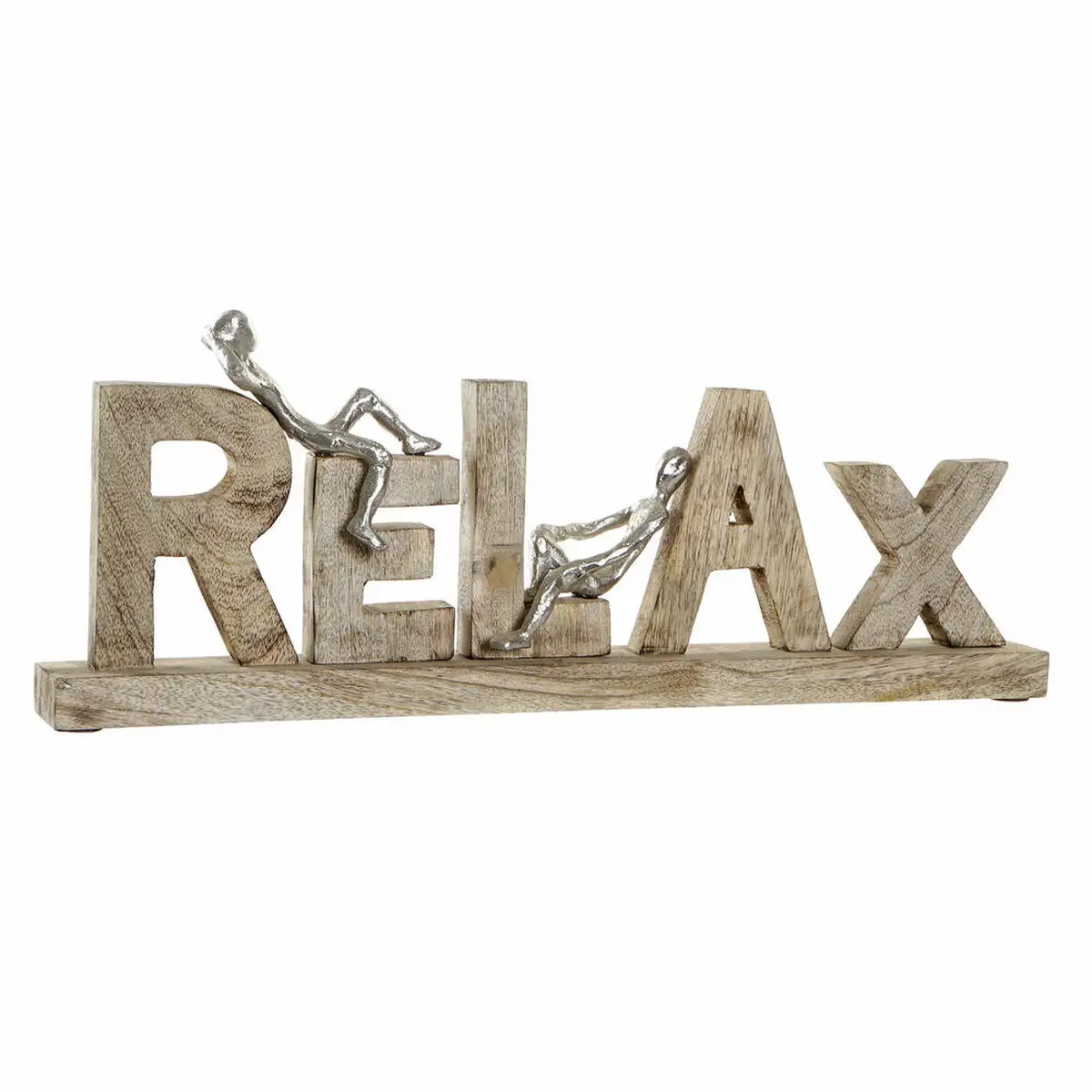 Figurine decorative dkd home decor relax argente aluminium 58 x 7 x 22 cm _7195. DIAYTAR SENEGAL - Où Chaque Achat Raconte une Histoire. Explorez notre boutique en ligne et créez votre propre narration à travers notre diversité de produits, chacun portant une signification unique.