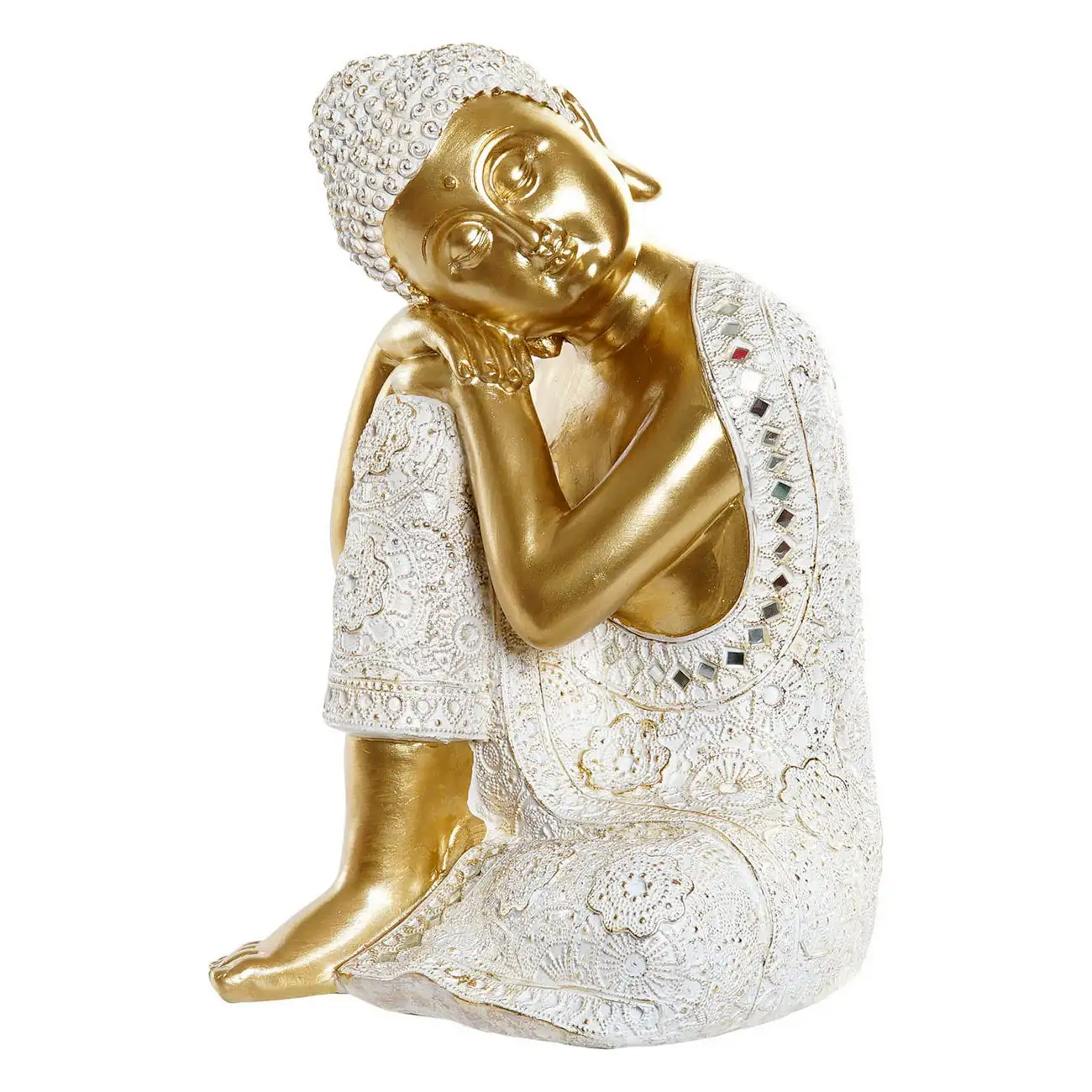 Figurine decorative dkd home decor resine buda 23 x 23 x 37 cm _1578. DIAYTAR SENEGAL - Votre Boutique en Ligne, Votre Histoire. Explorez notre sélection et découvrez des produits qui reflètent votre parcours et vos aspirations, un achat à la fois.