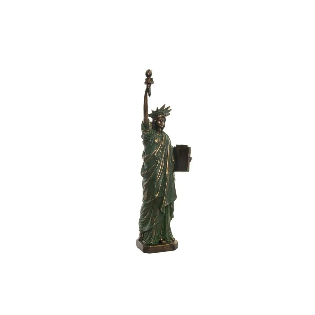 Figurine decorative dkd home decor statue of liberty 15 x 10 x 48 cm dore vert loft_7098. Bienvenue sur DIAYTAR SENEGAL - Où Choisir est un Voyage Passionnant. Plongez dans notre catalogue et trouvez des produits qui révèlent la diversité et la beauté du Sénégal.