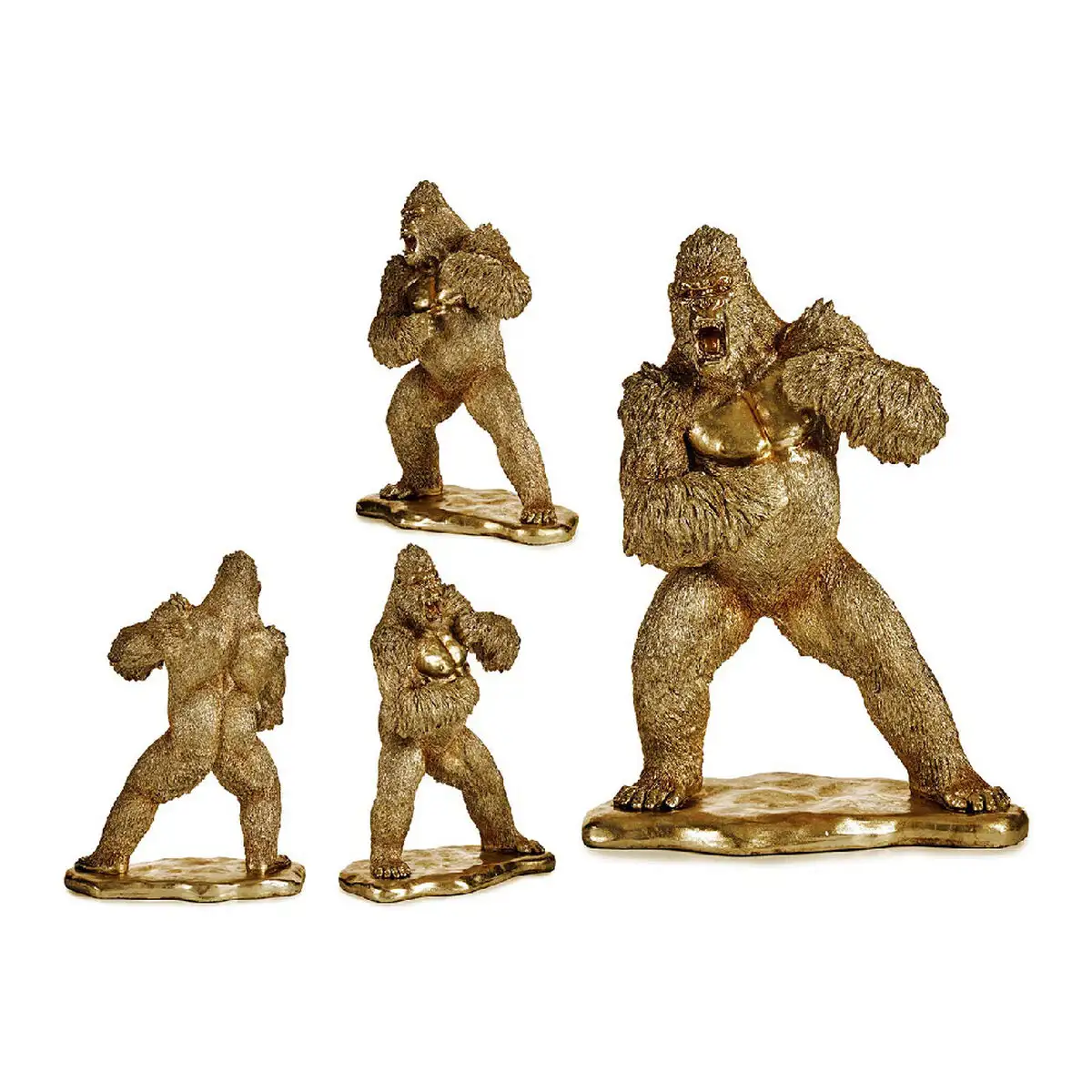 Figurine decorative gorille dore resine 25 x 56 x 42 cm _5131. Entrez dans l'Univers de DIAYTAR SENEGAL - Où Choisir est un Plaisir. Explorez notre gamme variée et trouvez des articles qui parlent à votre cœur et à votre style.