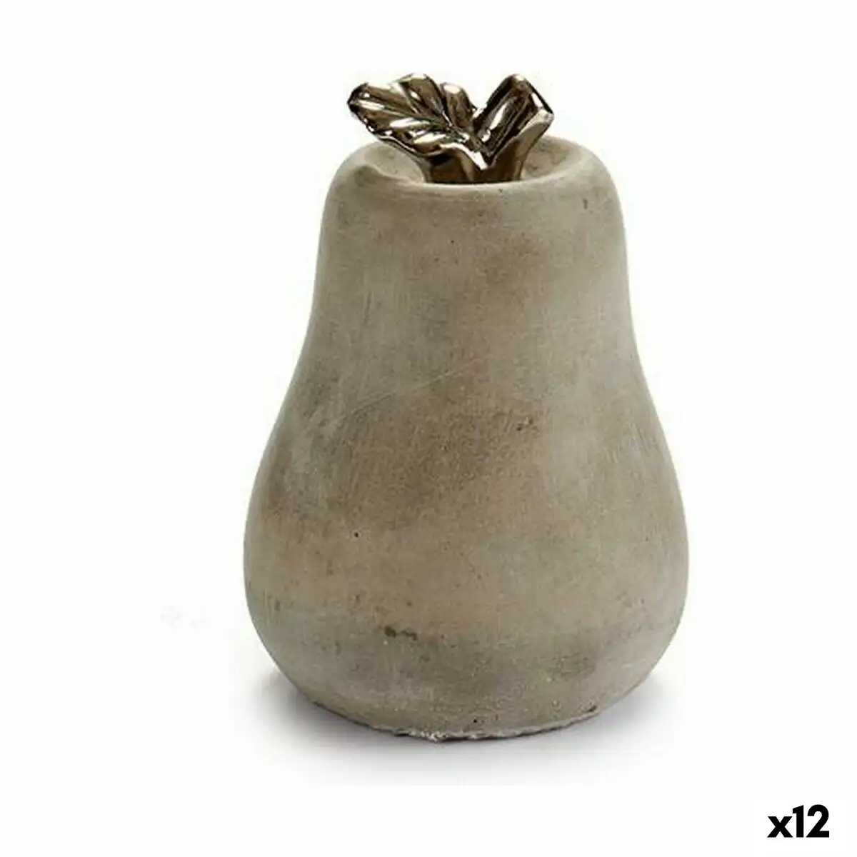 Figurine decorative gris ciment poire 10 x 14 x 10 cm 12 unites _4024. Bienvenue sur DIAYTAR SENEGAL - Où Choisir est un Voyage Sensoriel. Plongez dans notre catalogue et trouvez des produits qui éveillent vos sens et embellissent votre quotidien.