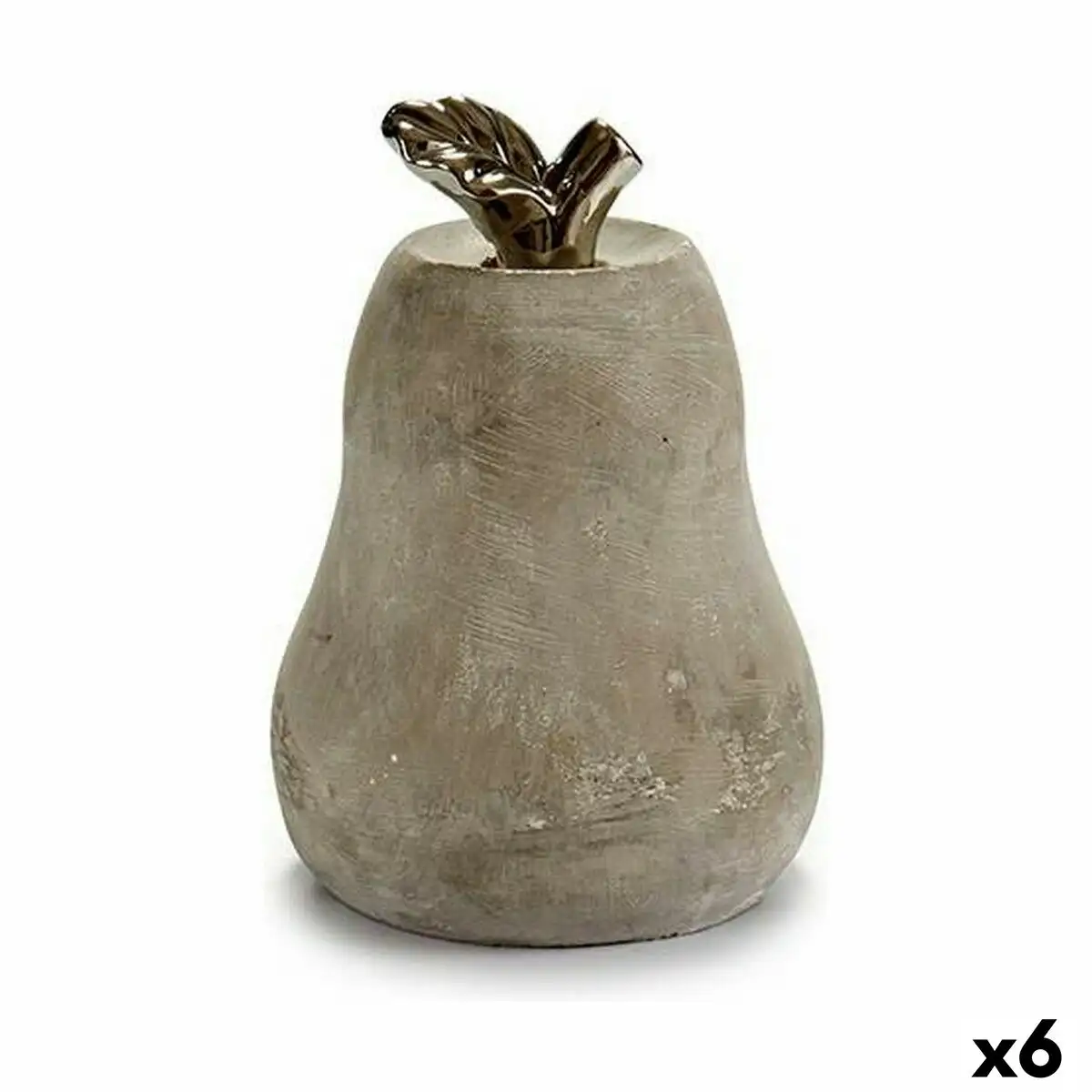 Figurine decorative gris ciment poire 15 x 20 5 x 15 cm 6 unites _1573. Entrez dans l'Univers de DIAYTAR SENEGAL - Où l'Innovation Rencontre la Tradition. Explorez notre sélection de produits modernes et traditionnels qui incarnent l'esprit dynamique du Sénégal.