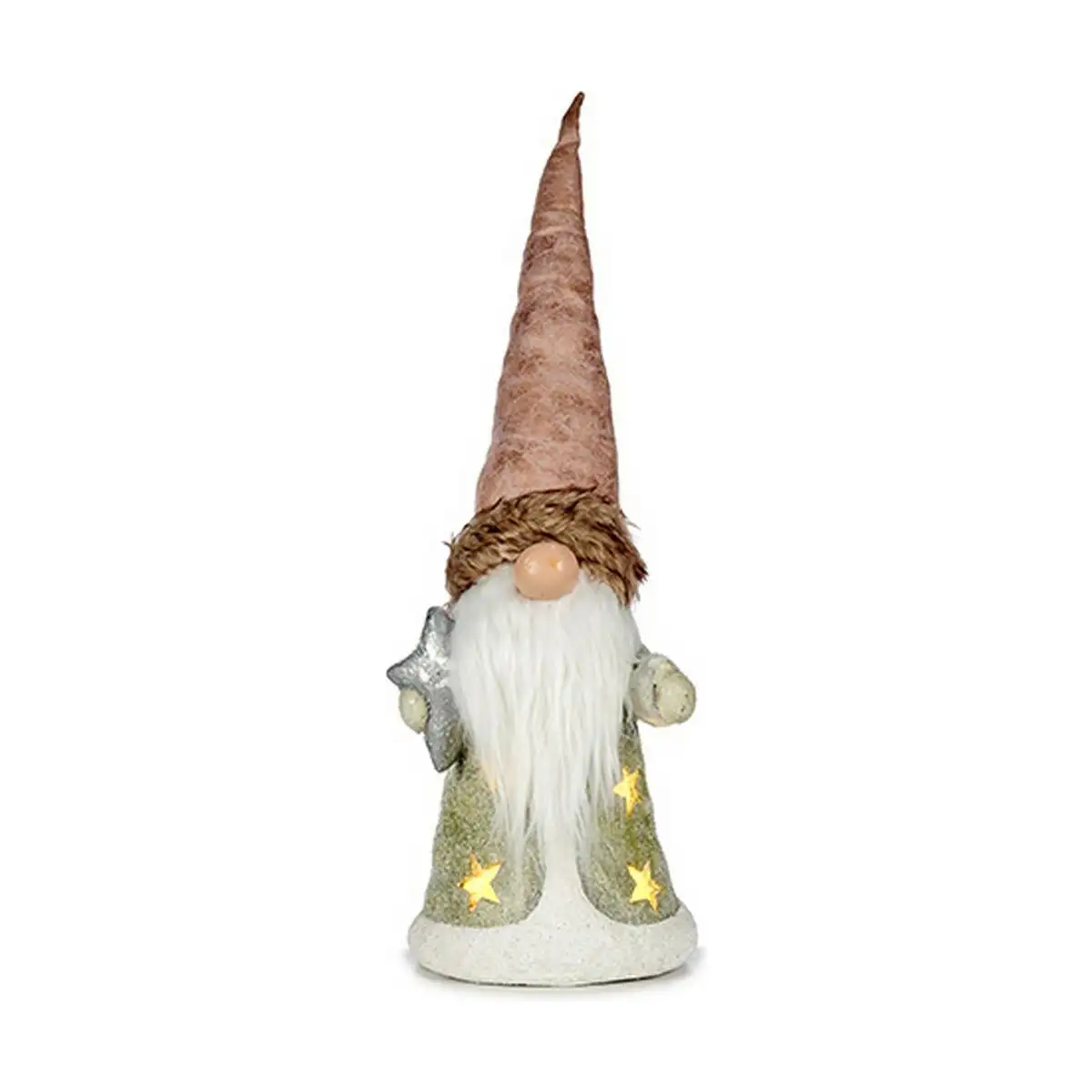 Figurine decorative lumiere etoile lutin 18 8 x 54 x 21 cm gris rose resine_1309. DIAYTAR SENEGAL - L'Équilibre Parfait entre Tradition et Modernité. Explorez notre collection pour trouver des produits qui incarnent la culture et la contemporanéité du Sénégal.