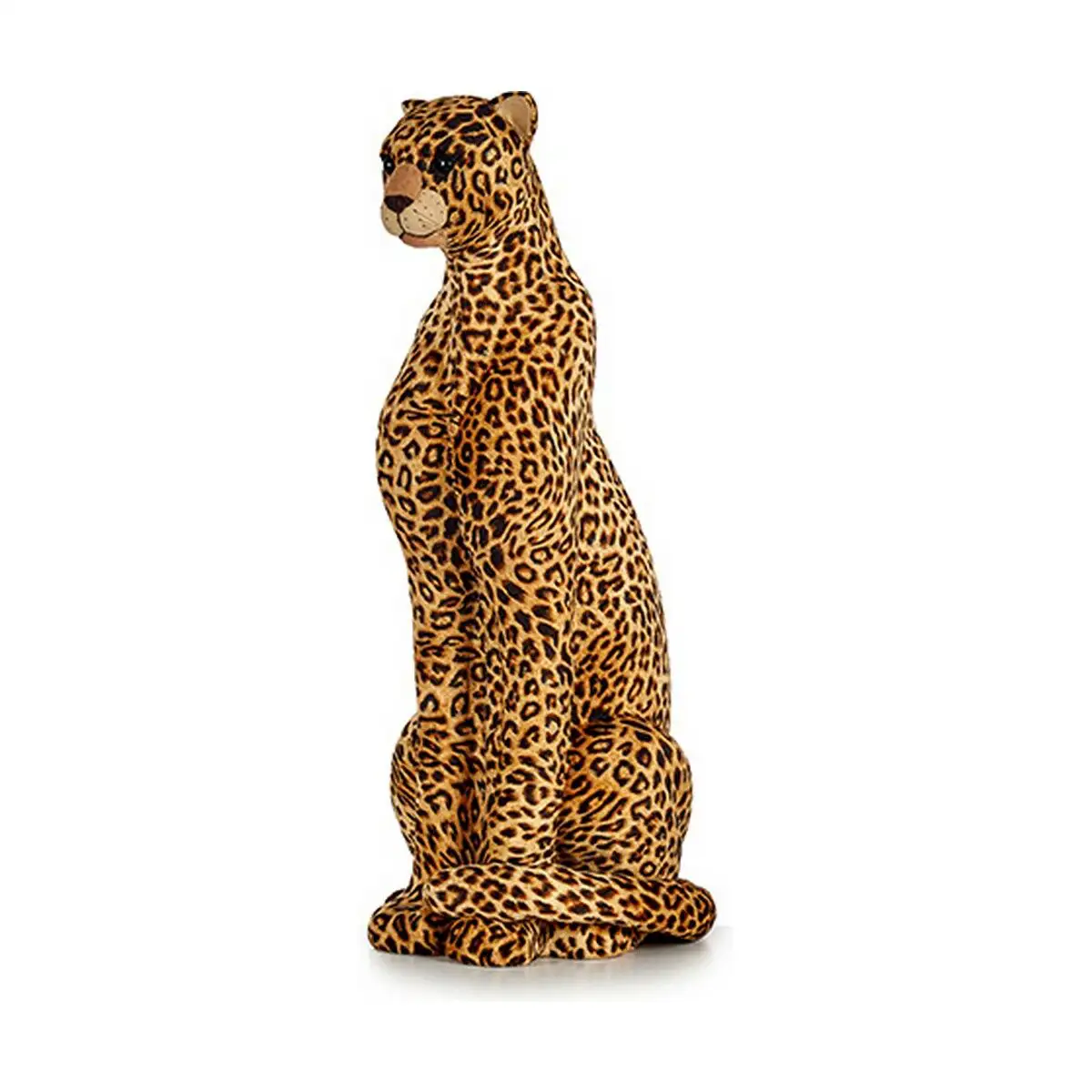Figurine decorative marron leopard 38 x 98 x 35 cm dore synthetique_6972. DIAYTAR SENEGAL - Où Choisir est un Plaisir. Explorez notre boutique en ligne et choisissez parmi des produits de qualité qui satisferont vos besoins et vos goûts.