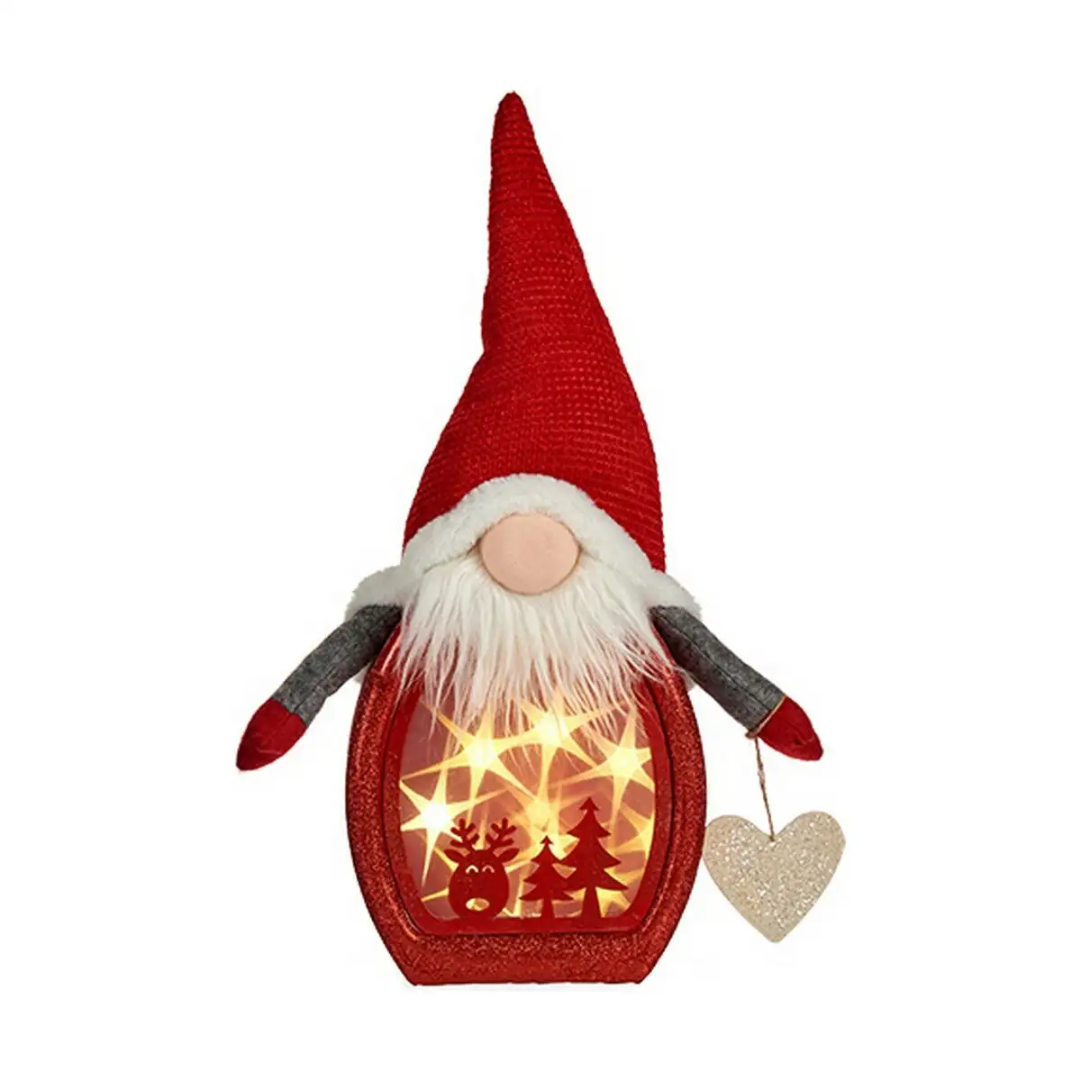 Figurine decorative pere noel lumiere led 15 x 50 x 27 cm rouge_9913. Plongez dans l'Expérience DIAYTAR SENEGAL - Où Chaque Produit a une Histoire. Explorez notre boutique en ligne pour trouver des articles qui incarnent la passion et la créativité du Sénégal.