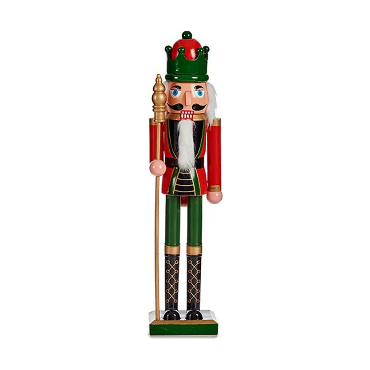 Figurine decorative rouge musique vert mouvement casse noisette 33 x 20 x 112 cm plastique_9267. DIAYTAR SENEGAL - Où Choisir est un Acte de Création. Naviguez à travers notre plateforme et choisissez des produits qui complètent votre histoire personnelle.