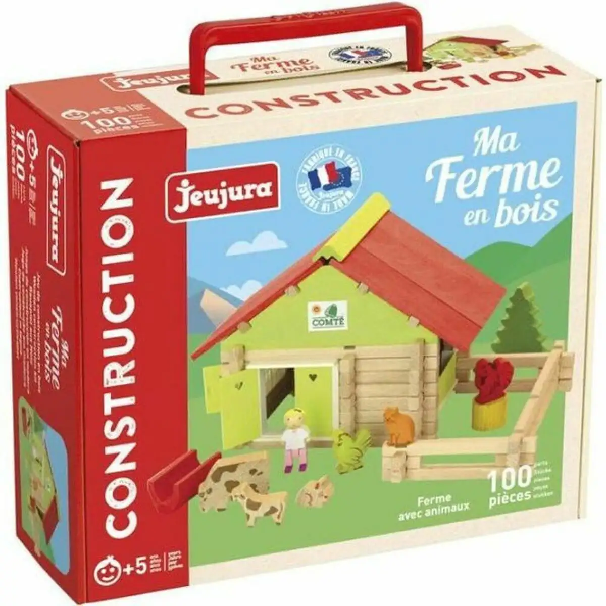 Figurines d action jeujura farm with animals playset 100 pieces _7072. DIAYTAR SENEGAL - Là où Choisir est un Acte d'Amour pour le Sénégal. Explorez notre gamme et choisissez des produits qui célèbrent la culture et l'artisanat du pays.