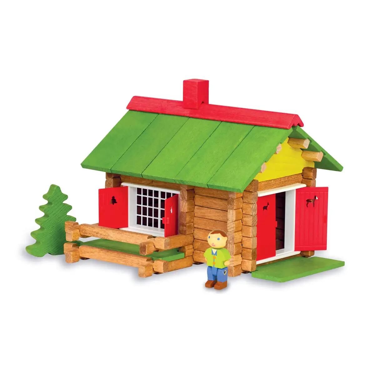 Figurines d action jeujura my wooden chalet playset 100 pieces_8480. DIAYTAR SENEGAL - L'Art de Vivre en Couleurs et en Styles. Parcourez notre sélection et trouvez des articles qui reflètent votre personnalité et votre goût pour la vie.