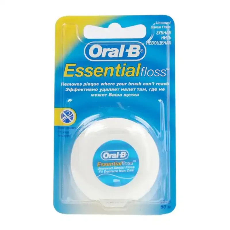 Fil dentaire essential floss oral b orl11_7387. DIAYTAR SENEGAL - L'Art de Vivre le Shopping Authentique. Découvrez notre boutique en ligne et trouvez des produits qui incarnent la passion et le savoir-faire du Sénégal.