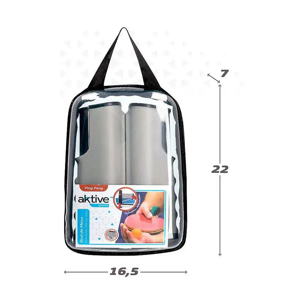 Filet de ping pong colorbaby blanc 165 cm_7875. DIAYTAR SENEGAL - Votre Boutique en Ligne, Votre Histoire. Explorez notre sélection et découvrez des produits qui reflètent votre parcours et vos aspirations, un achat à la fois.