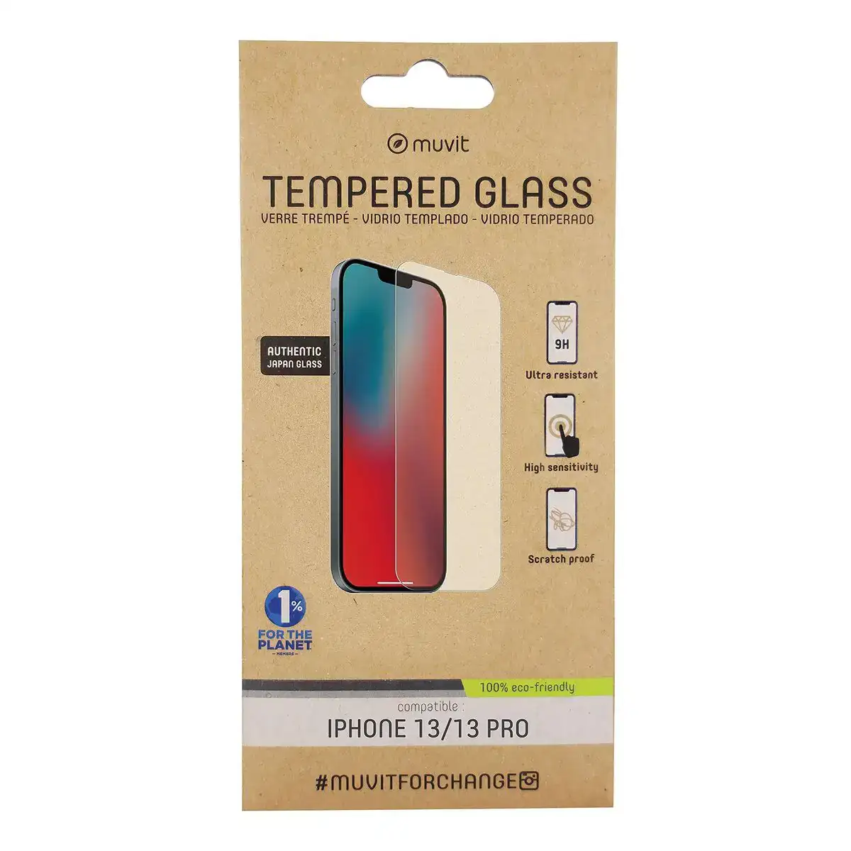 Film protecteur pour telephone portable muvit mctpg0104 iphone 13 13 pro_1141. DIAYTAR SENEGAL - Votre Destination Shopping Authentique. Explorez notre boutique en ligne et découvrez des trésors qui reflètent l'âme du Sénégal, pour une expérience shopping unique.