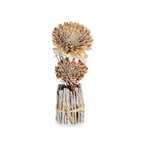 Fleur decorative 76722 naturel bois_1706. DIAYTAR SENEGAL - Là où Choisir est un Acte d'Amour pour le Sénégal. Explorez notre gamme et choisissez des produits qui célèbrent la culture et l'artisanat du pays.