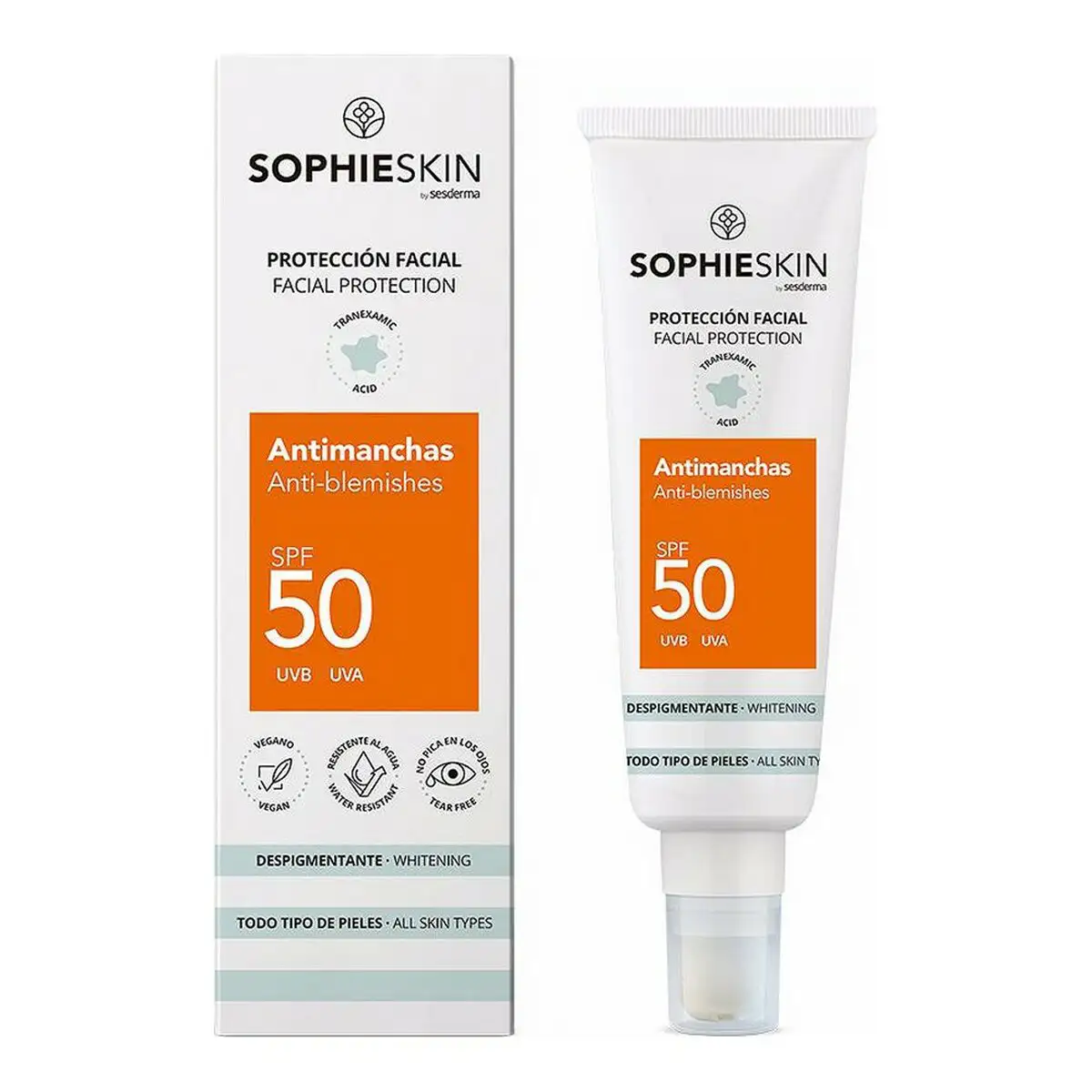 Fluide solaire anti taches sophieskin sophieskin 50 ml spf 50_3044. DIAYTAR SENEGAL - Là où Choisir est une Affirmation de Style. Naviguez à travers notre boutique en ligne et choisissez des produits qui vous distinguent et vous valorisent.