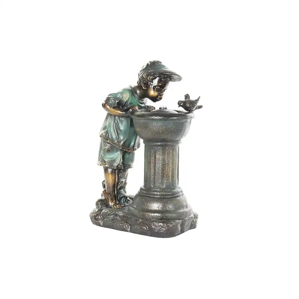 Fontaine de jardin dkd home decor bronze resine enfant 40 cm _1323. Bienvenue chez DIAYTAR SENEGAL - Où Choisir est une Invitation au Voyage. Explorez notre boutique en ligne et découvrez des produits qui vous transportent dans l'univers du Sénégal.