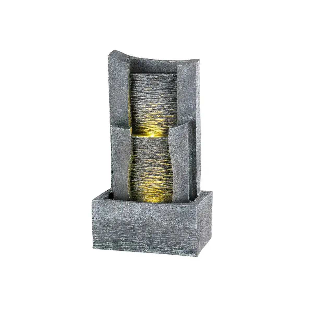 Fontaine lumineo 21 x 34 x 61 cm resine_6015. DIAYTAR SENEGAL - L'Art de Vivre l'Excellence au Quotidien. Explorez notre gamme et choisissez des produits qui ajoutent une note de prestige à votre vie.