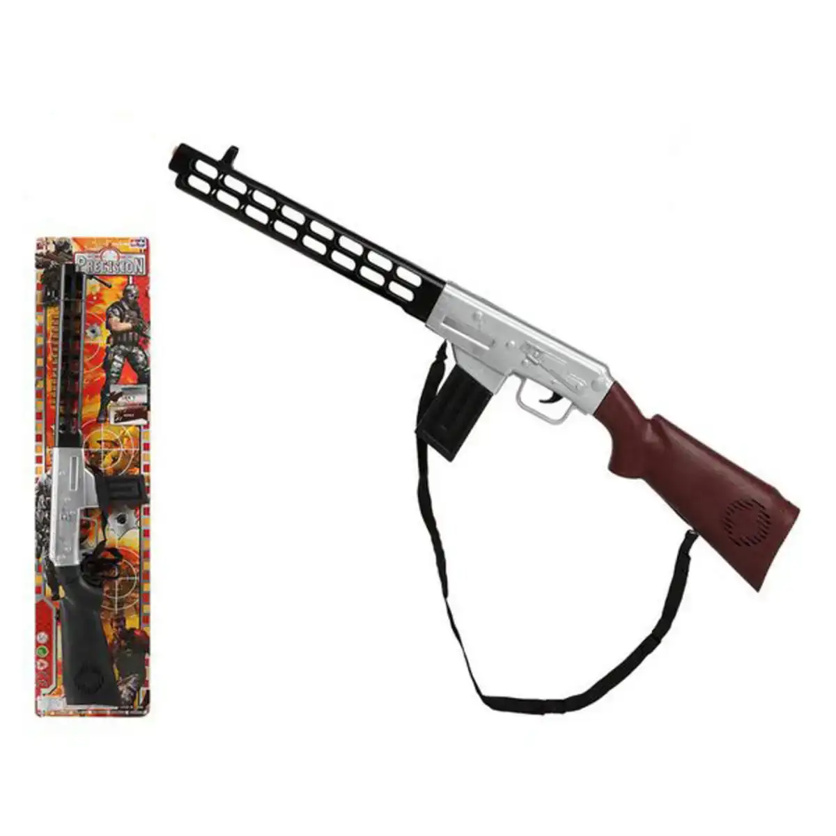 Fusil 62704 noir marron_1710. Bienvenue dans l'univers captivant de DIAYTAR SENEGAL - Votre Plateforme de Shopping Tout-en-Un. Parcourez notre boutique en ligne pour découvrir des produits uniques, allant des articles ménagers aux élégants accessoires de mode.