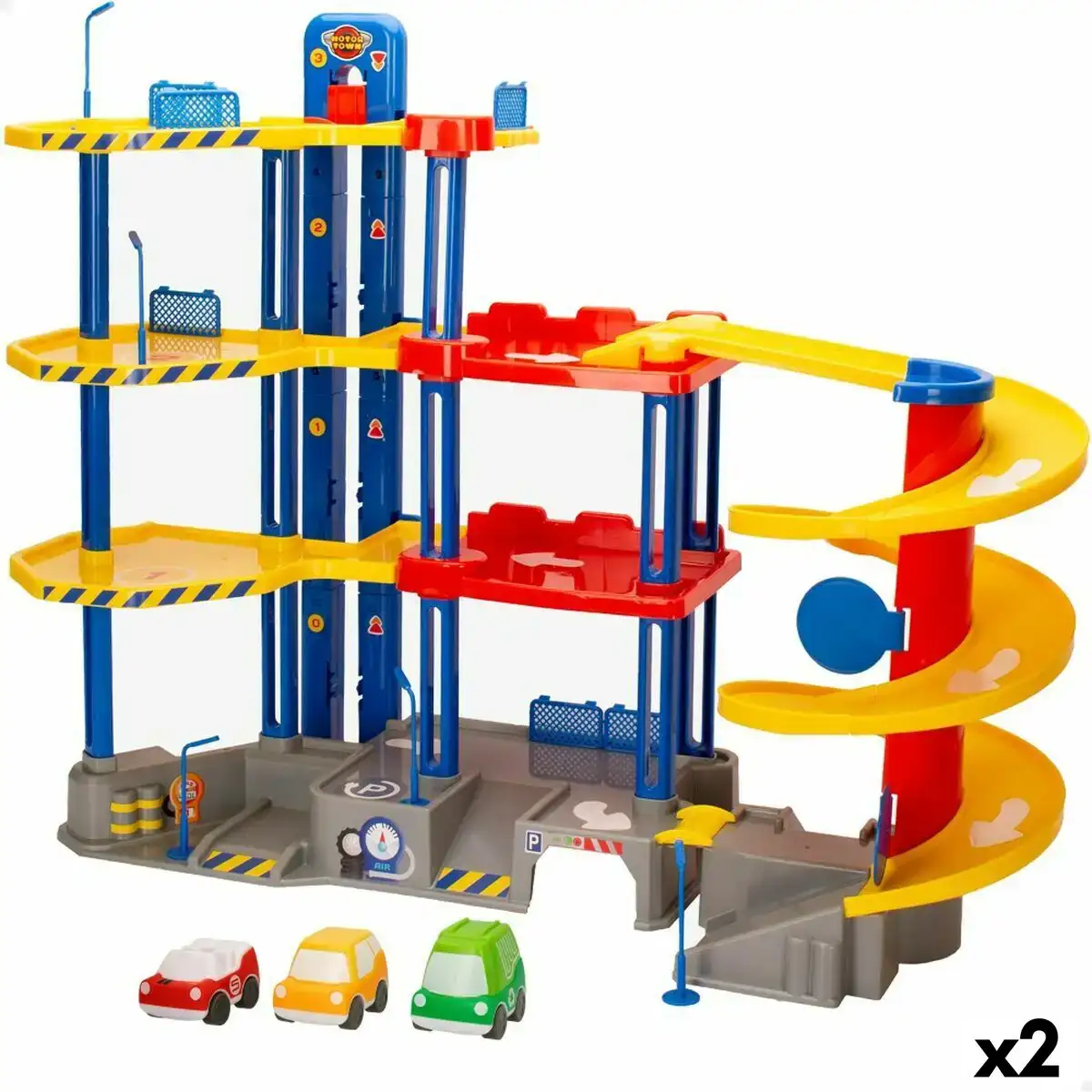 Garage parking avec vehicules motor town 4 niveaux 70 x 55 x 28 cm 2 unites _5960. Bienvenue chez DIAYTAR SENEGAL - Où le Shopping Devient un Voyage. Explorez notre plateforme pour dénicher des produits uniques, racontant l'histoire et l'âme du Sénégal.