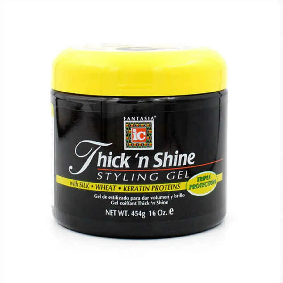 Gel de rasage fantasia ic thick n shine styling brille donne du volume keratine 454 ml _6932. DIAYTAR SENEGAL - Votre Escale Shopping incontournable. Explorez notre boutique en ligne et dénichez des trésors qui reflètent la richesse culturelle et la modernité du Sénégal.