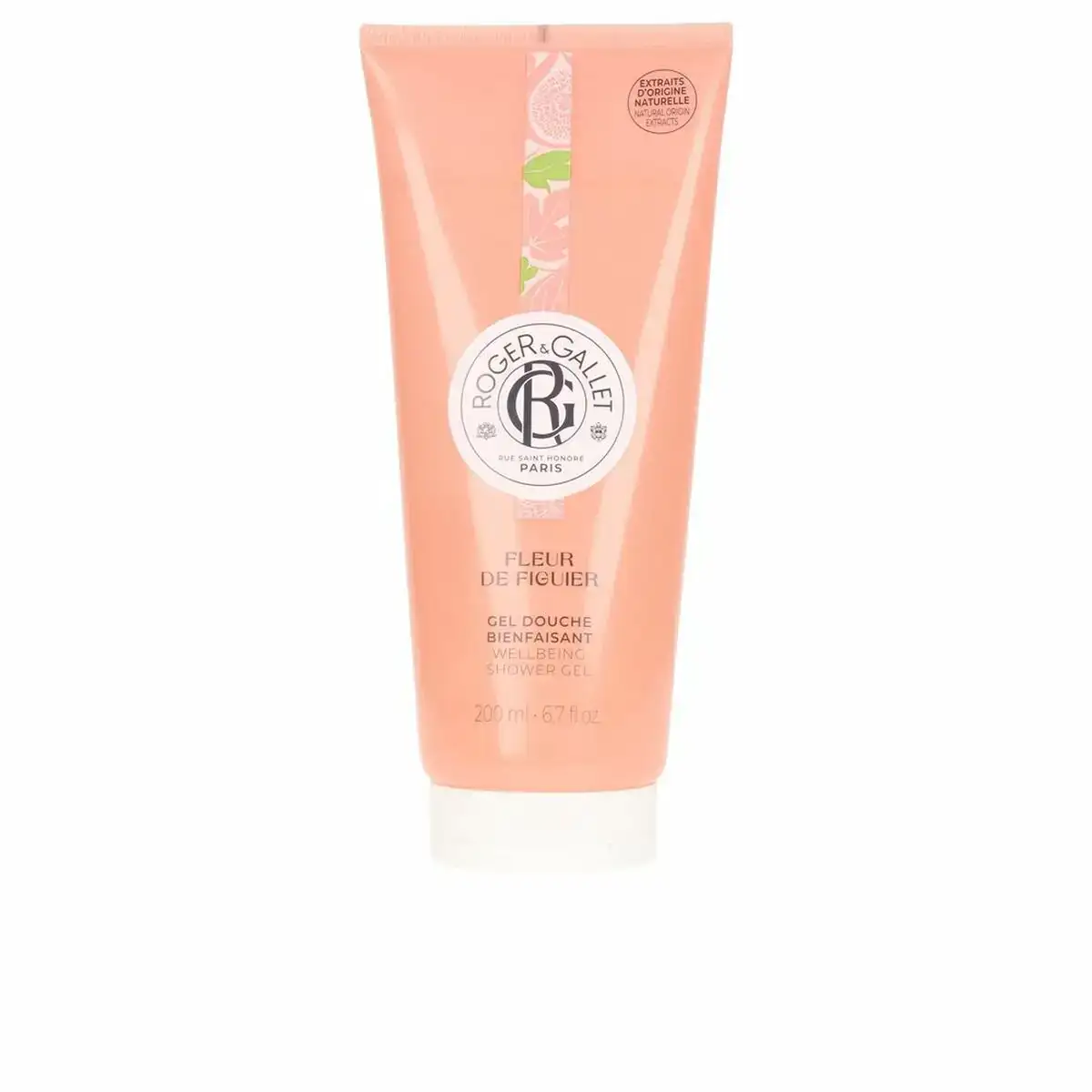 Gel douche roger gallet fleur de figuier figue relaxant 200 ml_5627. DIAYTAR SENEGAL - Où Chaque Produit a son Histoire à Raconter. Parcourez notre catalogue et découvrez des articles qui portent en eux la passion et l'histoire du Sénégal.