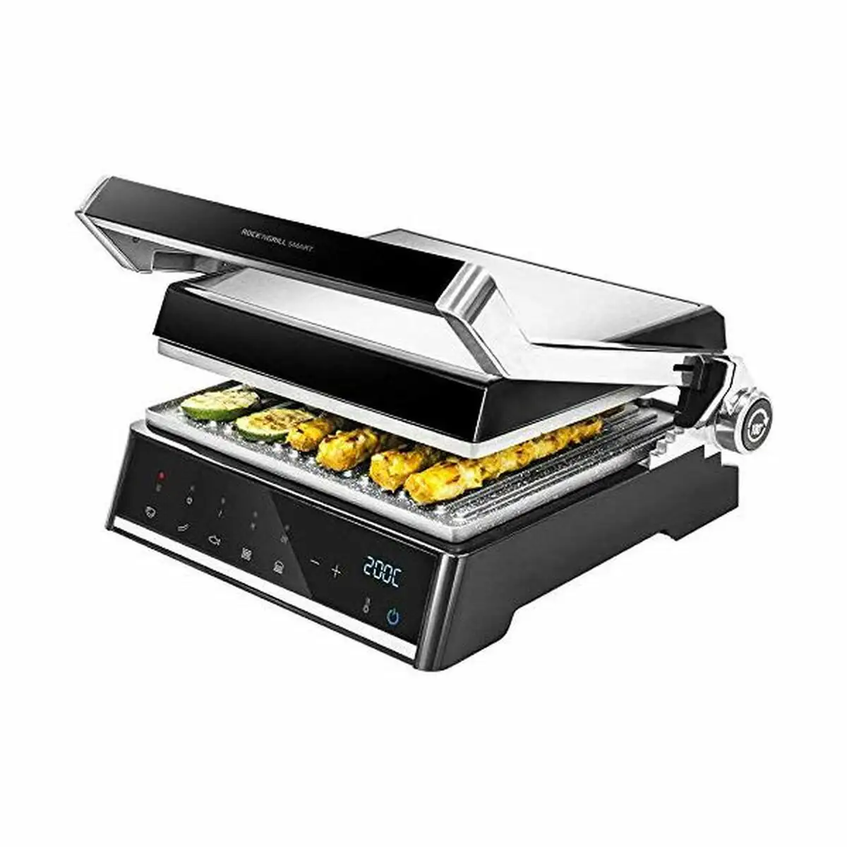 Gril contact cecotec rock ngrill smart 2000w noir acier inoxydable_1910. DIAYTAR SENEGAL - Où la Tradition Renouvelée Rencontre l'Innovation. Explorez notre gamme de produits qui fusionnent l'héritage culturel avec les besoins contemporains.