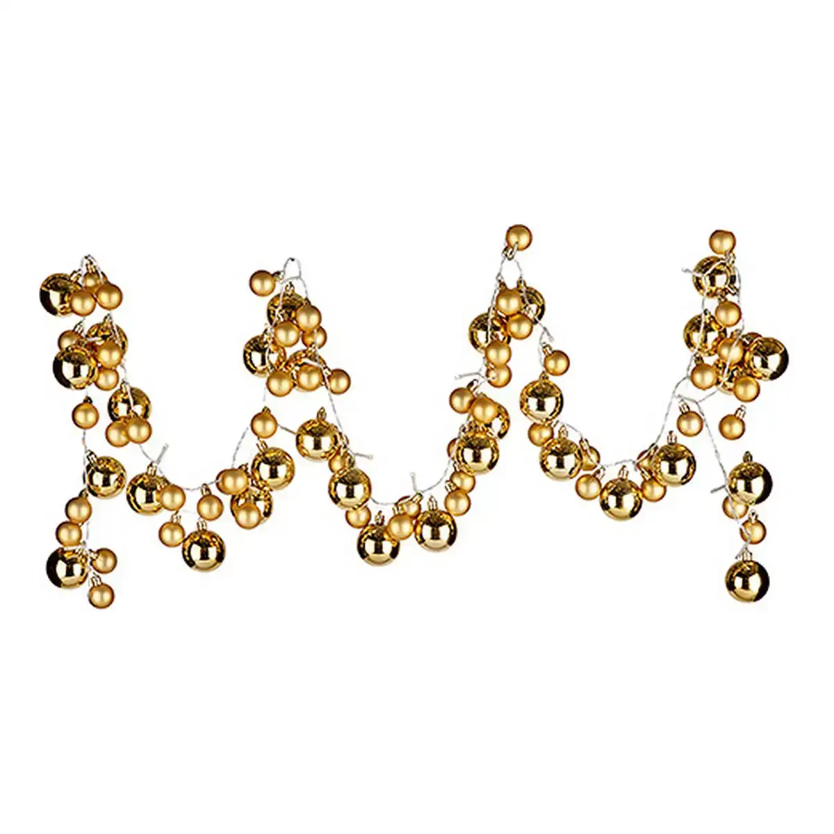 Guirlande de boules led dore_8116. DIAYTAR SENEGAL - Votre Destination Shopping Authentique. Explorez notre boutique en ligne et découvrez des trésors qui reflètent l'âme du Sénégal, pour une expérience shopping unique.