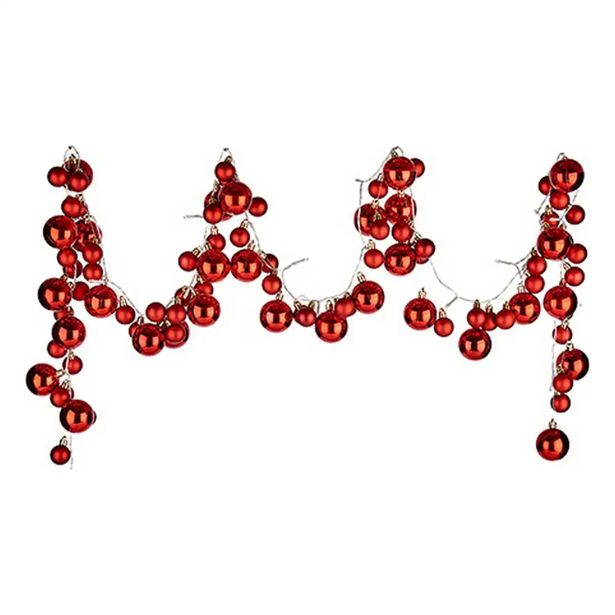 Guirlande de boules led rouge 236 cm_6856. DIAYTAR SENEGAL - Votre Destination Shopping de Choix. Explorez notre boutique en ligne et découvrez des trésors qui reflètent votre style et votre passion pour l'authenticité.