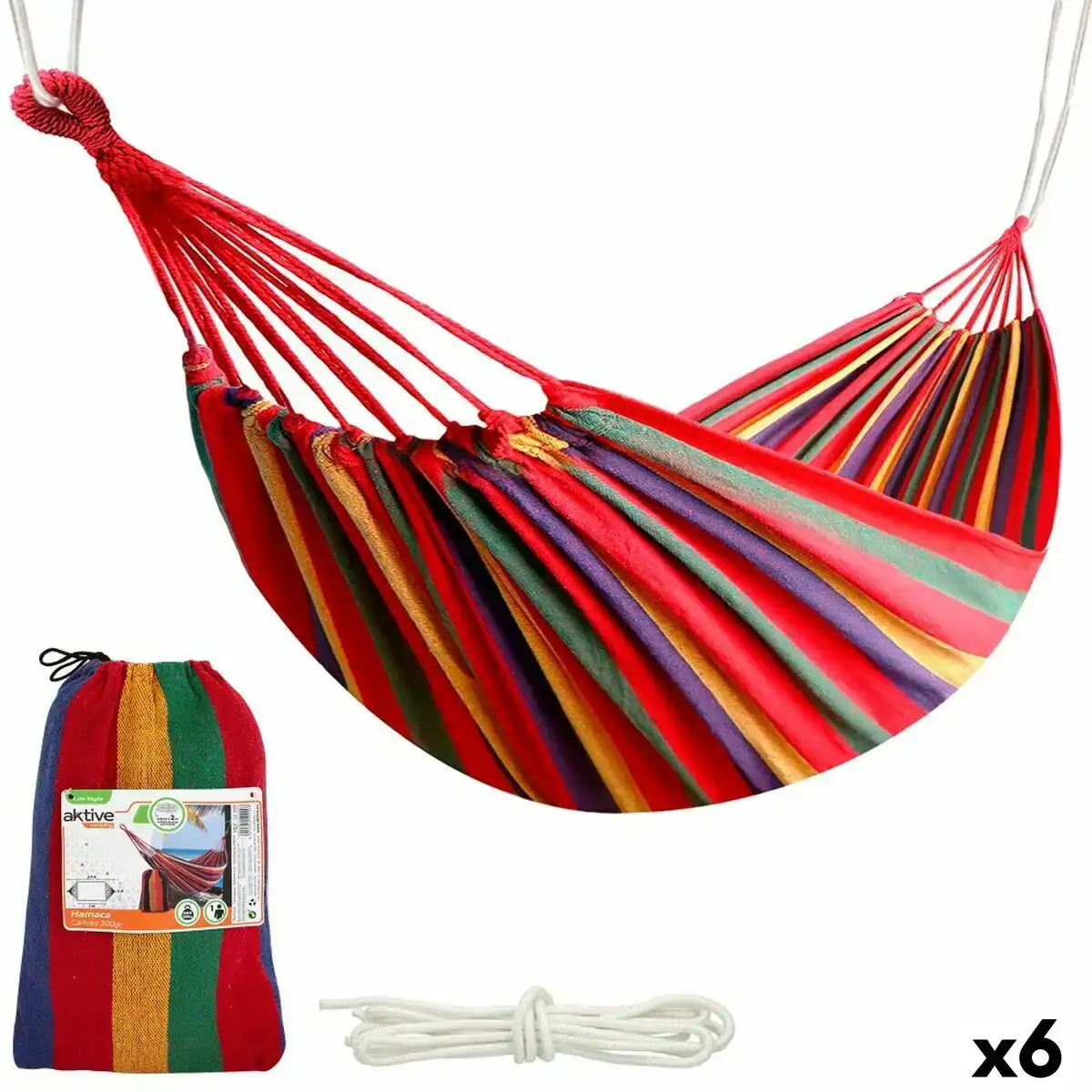 Hamac aktive orange 200 x 0 4 x 100 cm 6 unites _6486. DIAYTAR SENEGAL - Là où la Tradition Devient Tendance. Naviguez à travers notre boutique en ligne et choisissez des produits qui allient l'authenticité au contemporain.
