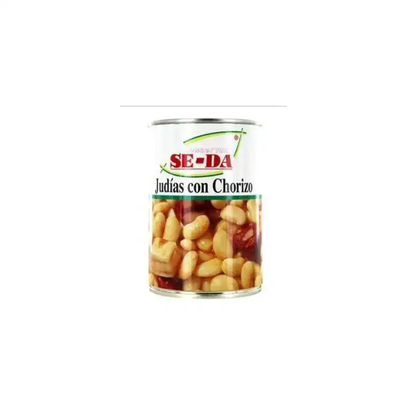 Haricots avec chorizo se da 415 g _8119. DIAYTAR SENEGAL - L'Art de Choisir, l'Art de Vivre. Explorez notre univers de produits soigneusement sélectionnés pour vous offrir une expérience shopping riche et gratifiante.