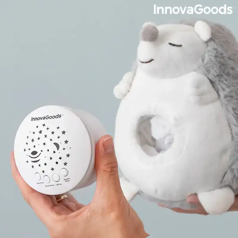 Herisson en peluche avec bruit blanc et veilleuse spikey innovagoods v0103194 blanc reconditionne b _9312. DIAYTAR SENEGAL - Où Chaque Détail Fait la Différence. Parcourez notre sélection soignée et choisissez des articles qui rehaussent votre quotidien, du fonctionnel à l'esthétique.