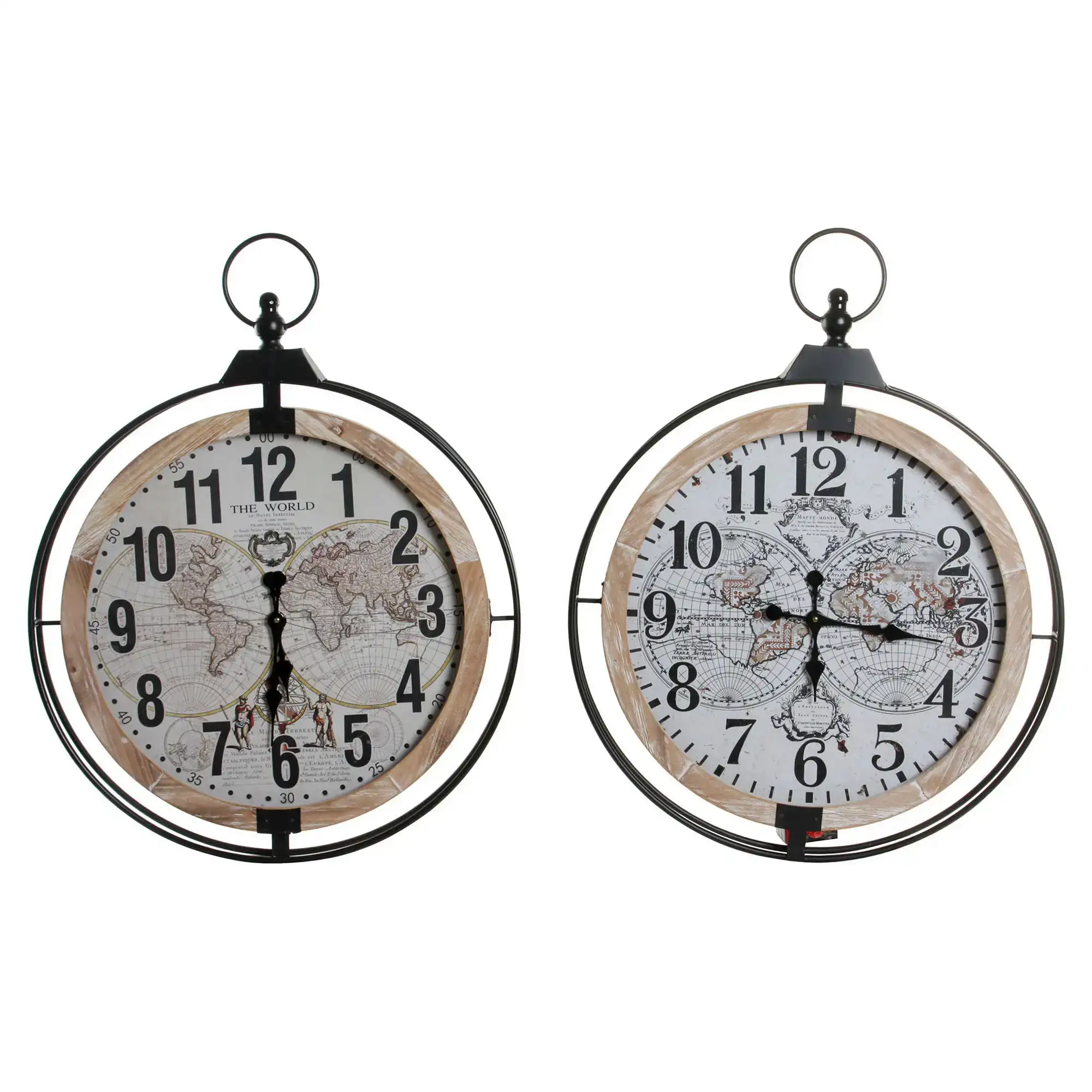 Horloge murale dkd home decor re 180397 70 x 6 x 88 cm naturel beige metal bois mdf 2 unites _1592. Bienvenue sur DIAYTAR SENEGAL - Là où Chaque Objet a une Âme. Plongez dans notre catalogue et trouvez des articles qui portent l'essence de l'artisanat et de la passion.