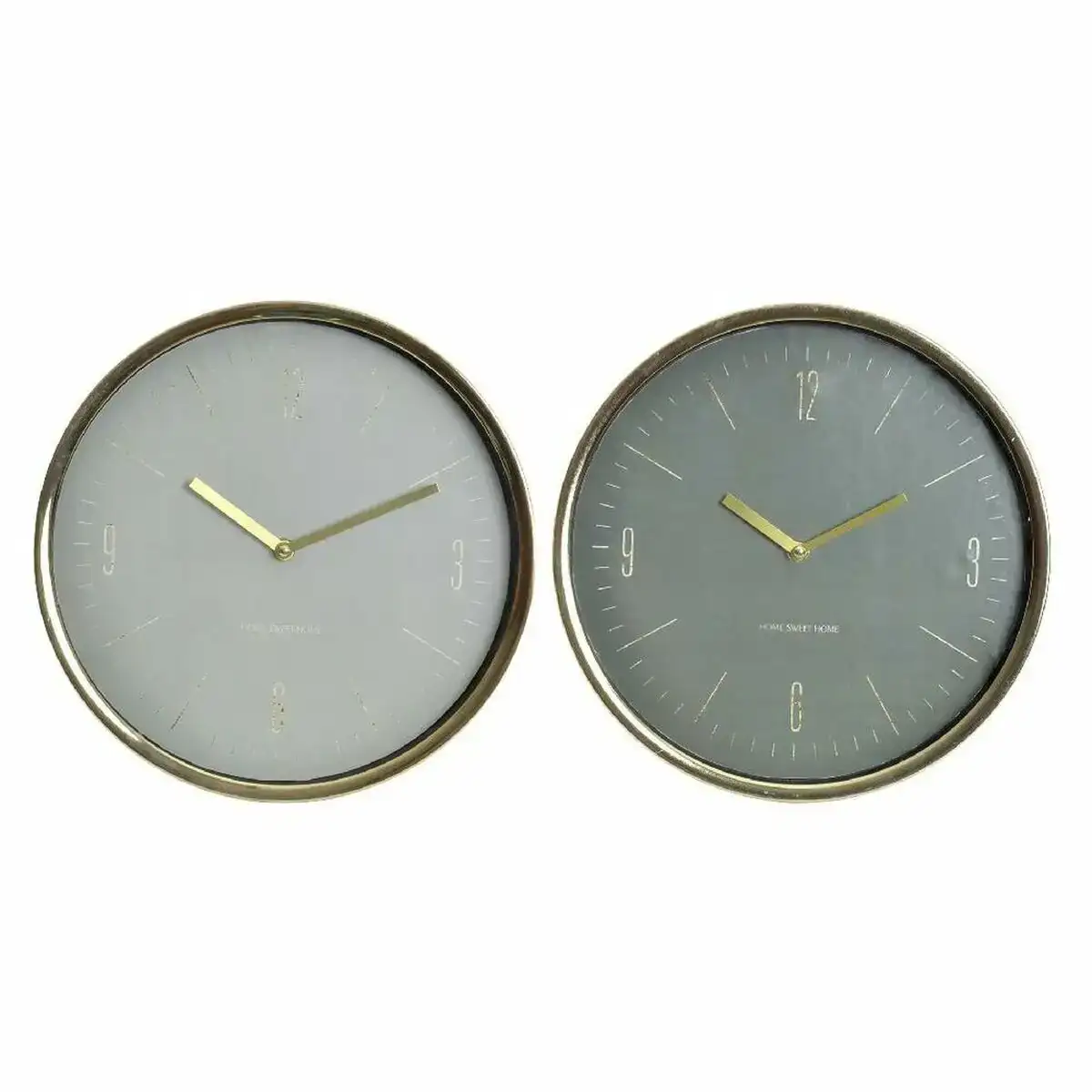 Horloge murale dkd home decor vert metal verre plastique 30 x 4 x 30 cm 2 unites _2847. DIAYTAR SENEGAL - L'Univers de l'Élégance Accessible. Plongez dans notre catalogue et choisissez des produits qui allient sophistication et accessibilité pour un shopping exquis.