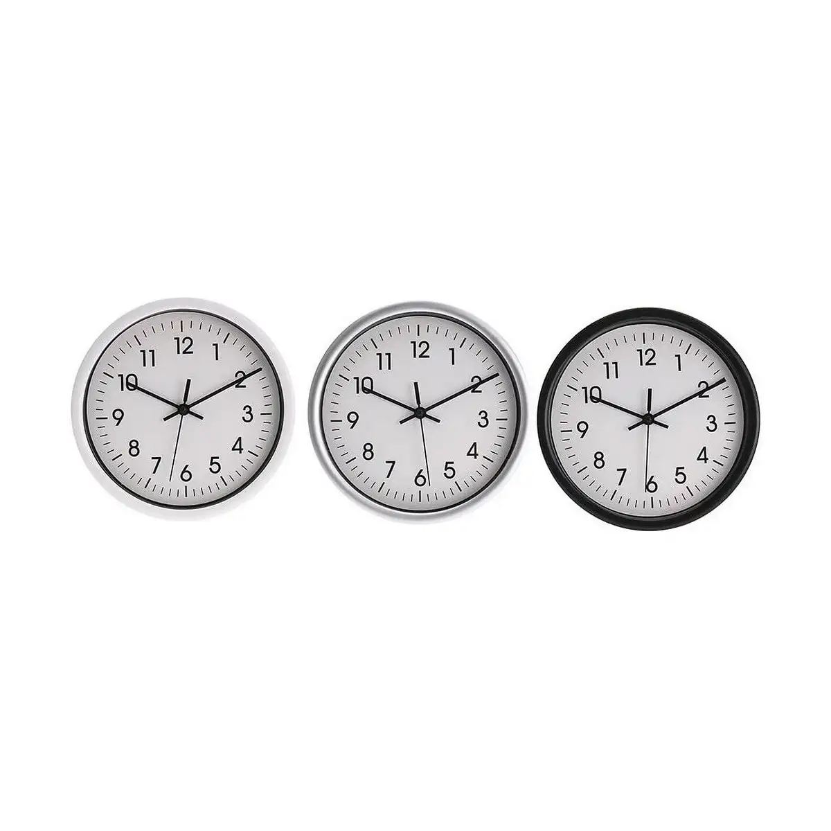 Horloge murale edm rond o 20 x 4 cm pvc_1892. DIAYTAR SENEGAL - Où la Mode et le Confort se Rencontrent. Plongez dans notre univers de produits et trouvez des articles qui vous habillent avec style et aisance.